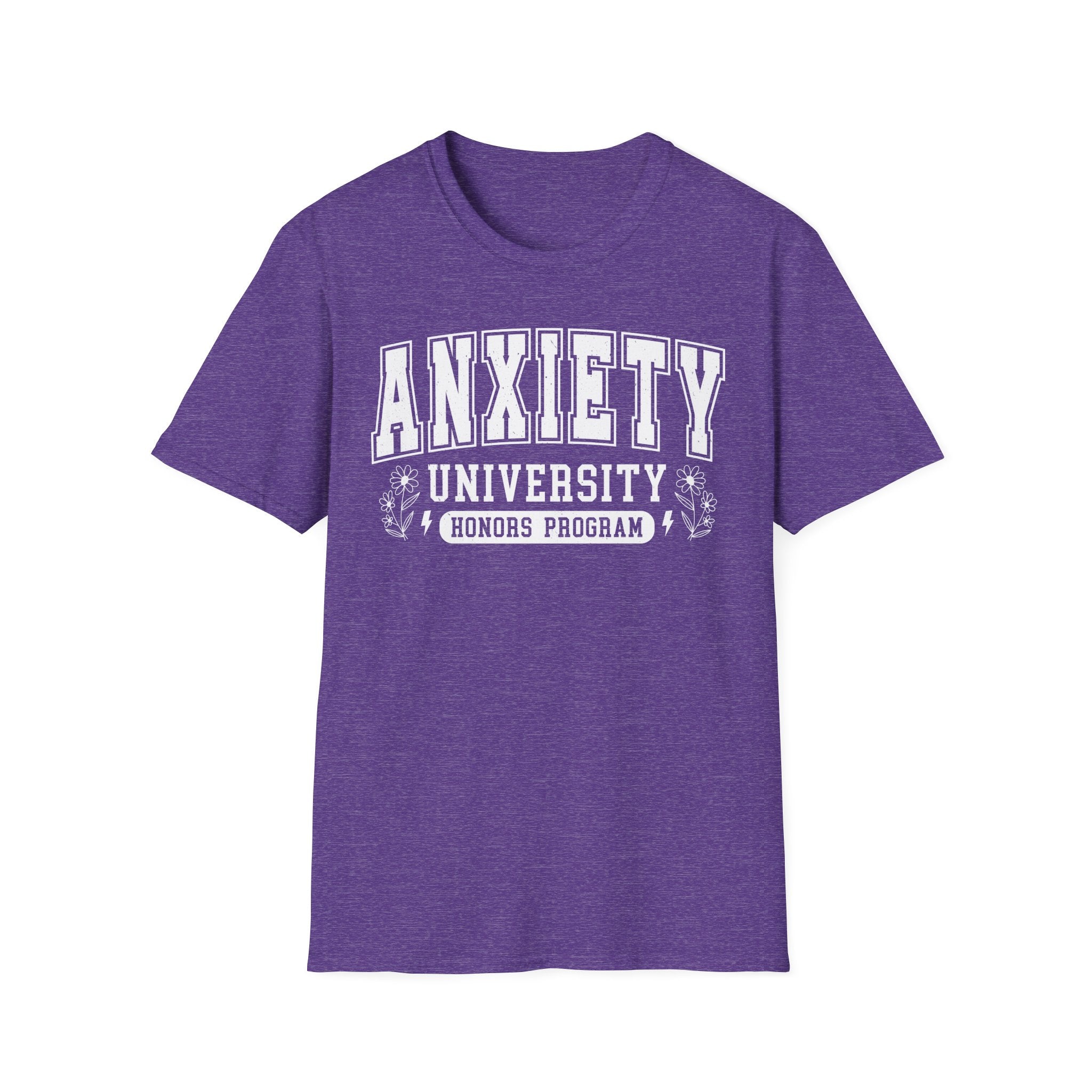 Anxiety University T-Shirt – "Anxiety University Honors Program" College Style Tee