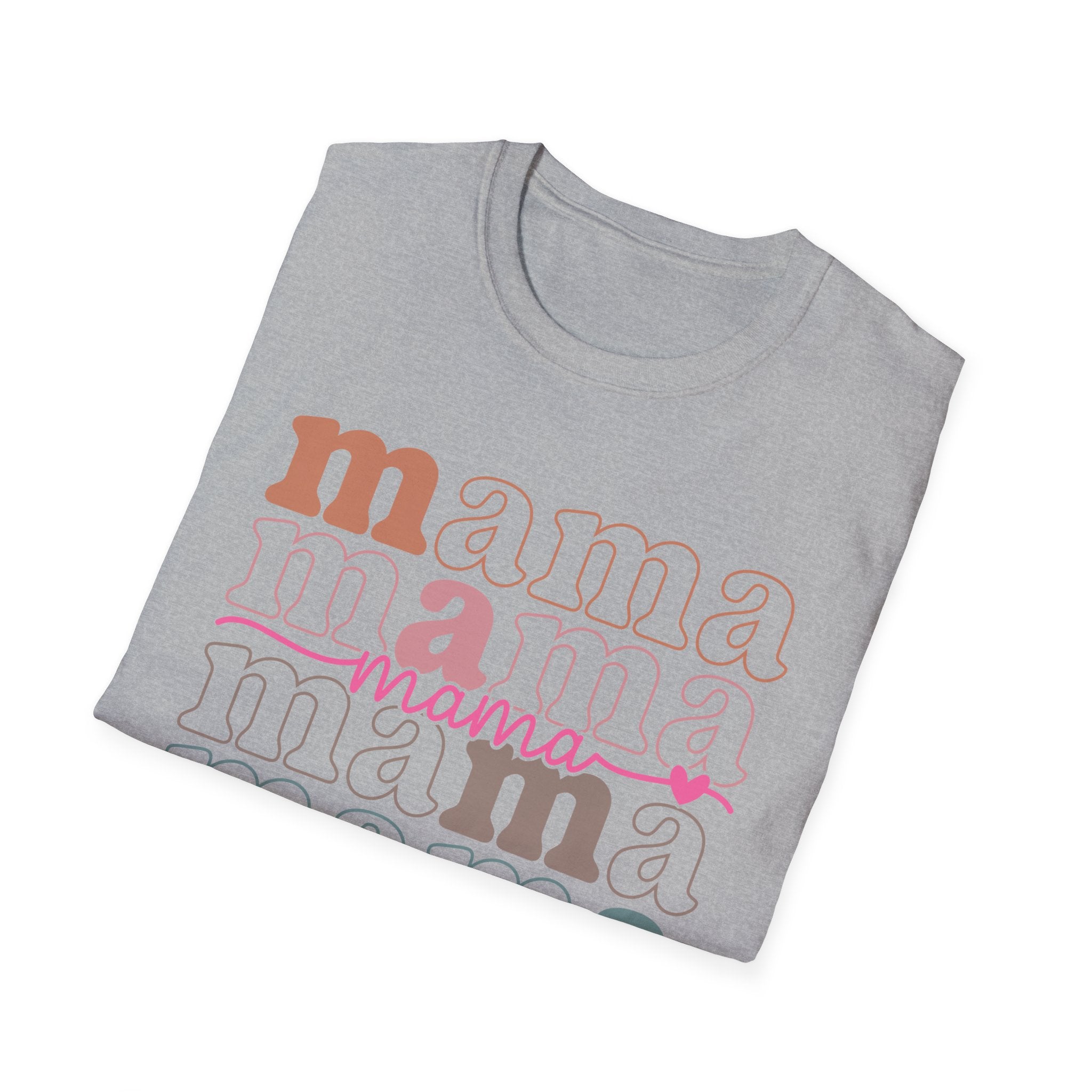 Mama Retro Stack T-Shirt — Feminine Mother’s Day Tee