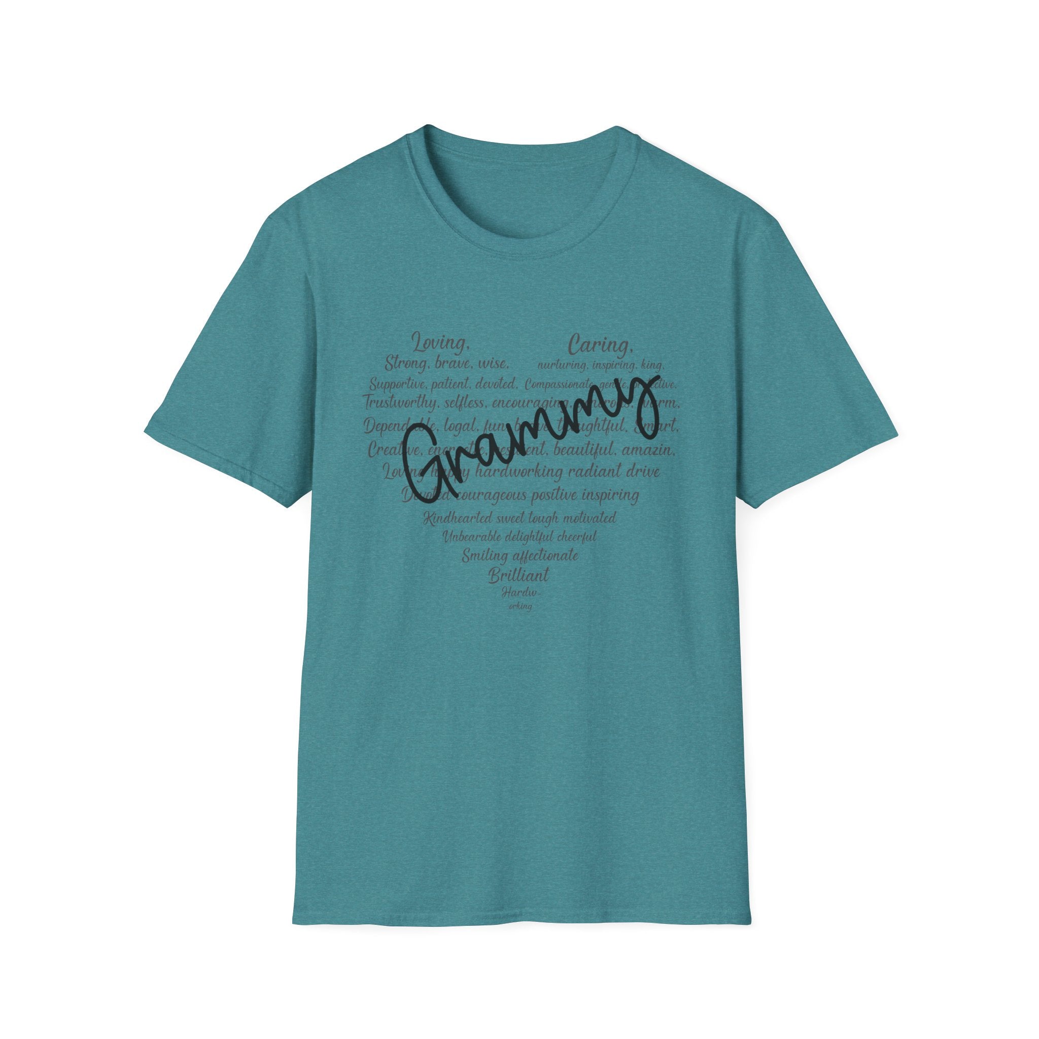 Grammys Heart Word Cloud T-Shirt — Music Awards Fan Tee