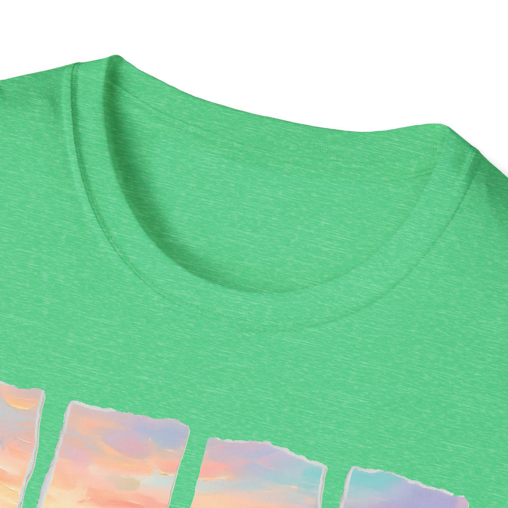 Mountain Sunrise Scenic T-Shirt – "The World Is A Wonderful Place" Nature Tee