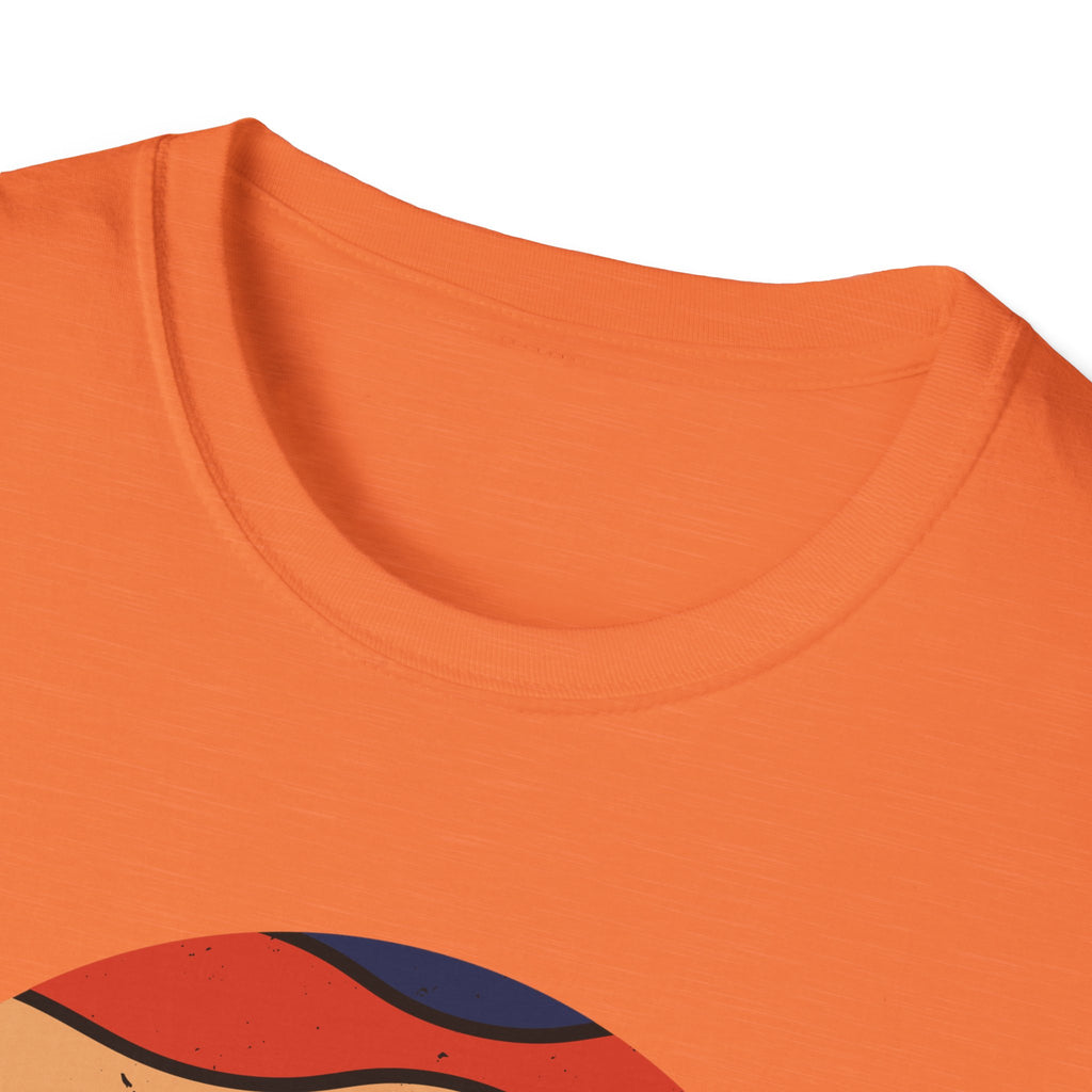 Retro Mountain Graphic T-Shirt — Sunset Camping Wilderness Tee