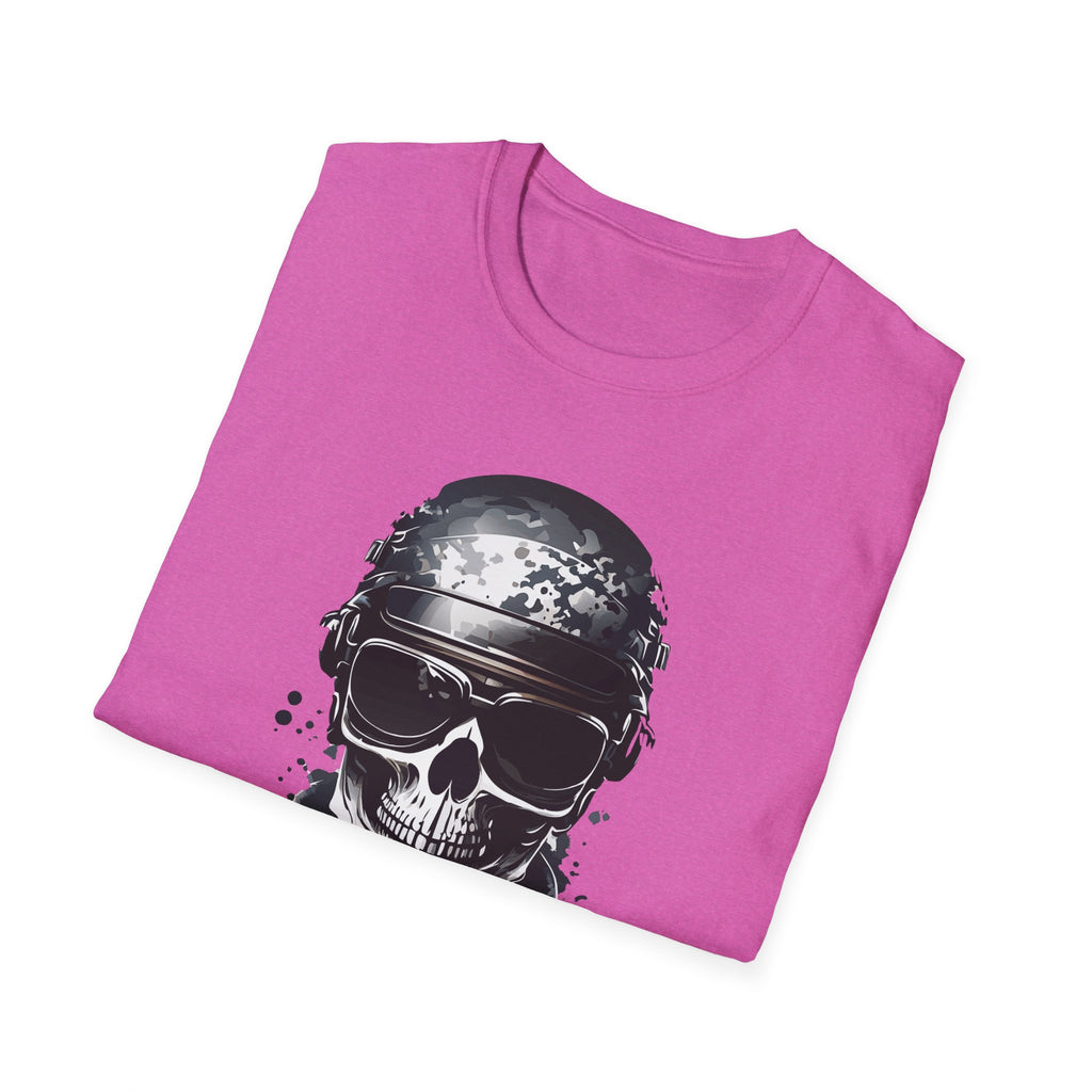 Skull Soldier Graphic T-Shirt — Tactical Skull Helmet Design