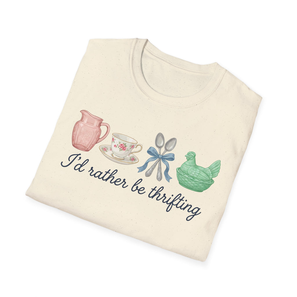 Thrifting Tee — "I'd Rather Be Thrifting" Vintage Finds T-Shirt