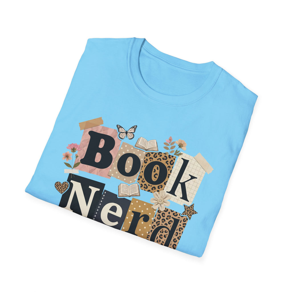 Book Nerd T-Shirt — Vintage Collage Reading Lover Tee