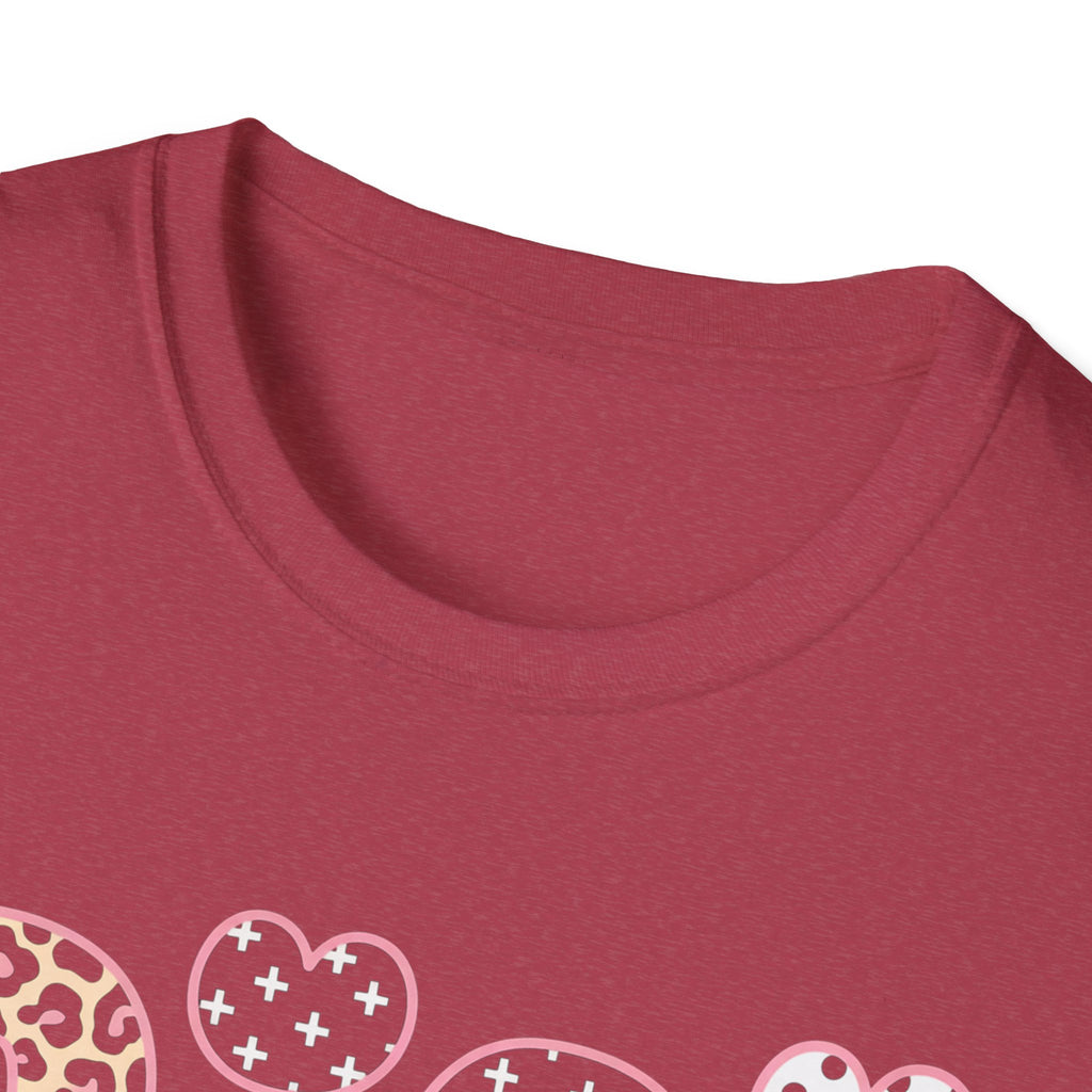 Gigi Floral Heart Tee — Pink 'Gigi' Script Grandmother T-Shirt