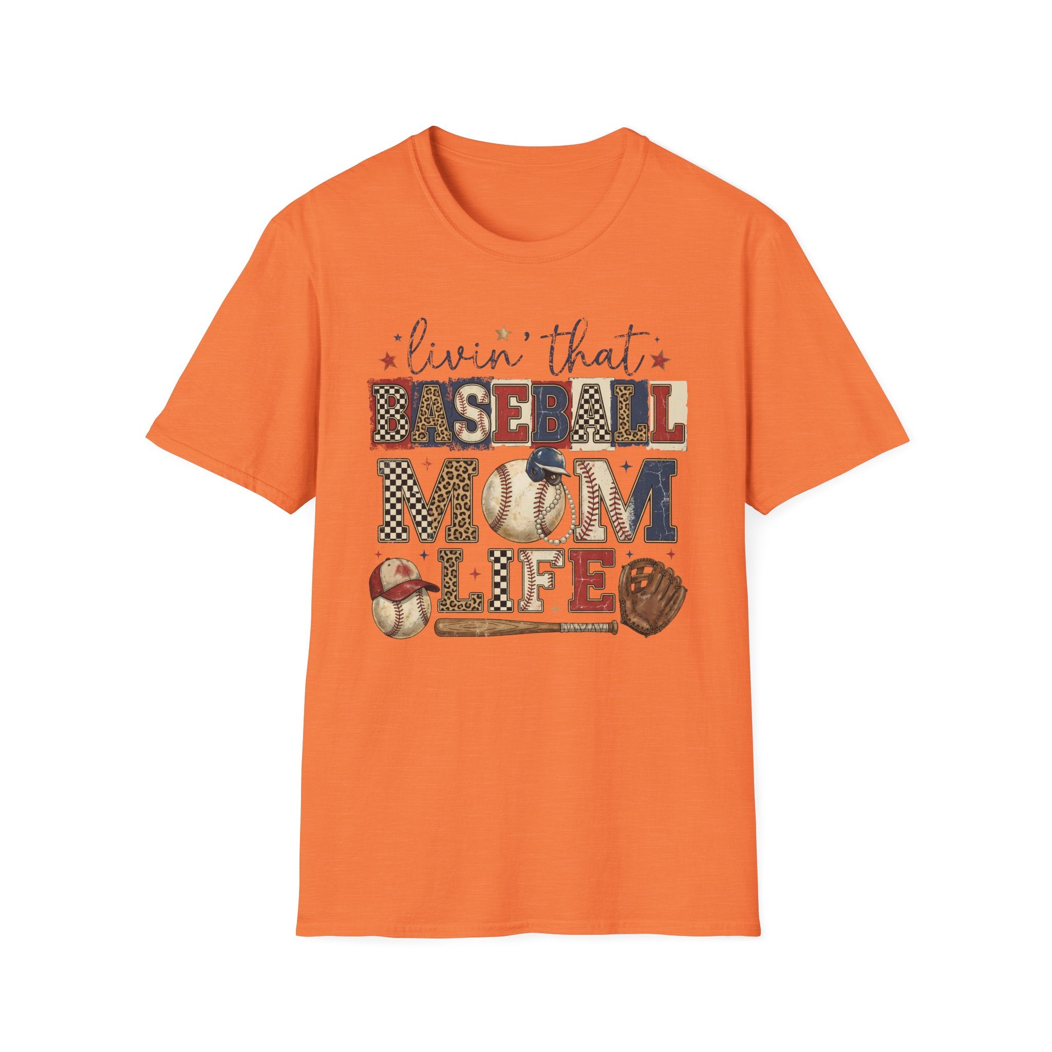 Baseball Mom Life T-Shirt — Livin' That Baseball Mom Life Graphic Tee
