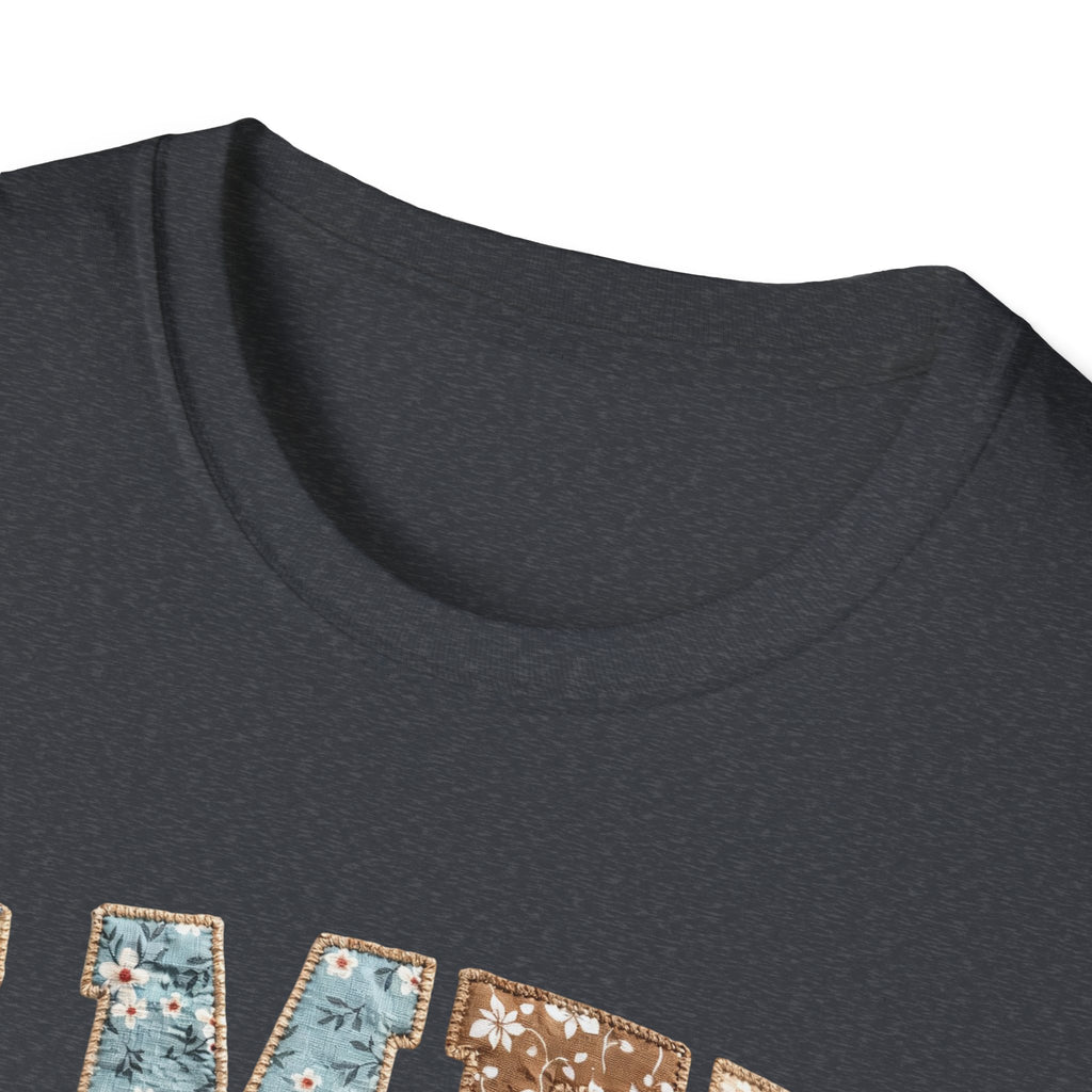 Amen Floral T-Shirt — Vintage Patchwork Faith Tee