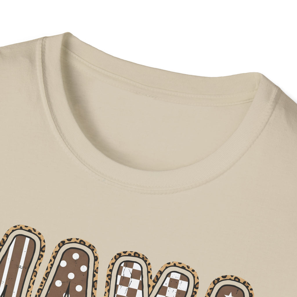 Mama Graphic T-Shirt — Polka Dot Lettering with Bow | Mother’s Day Gift
