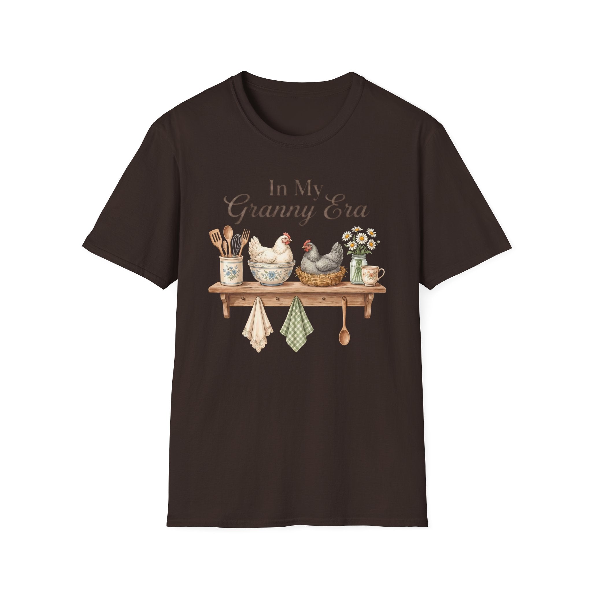 Granny Kitchen T-Shirt — "In My Granny Era" Vintage Farmhouse Tee