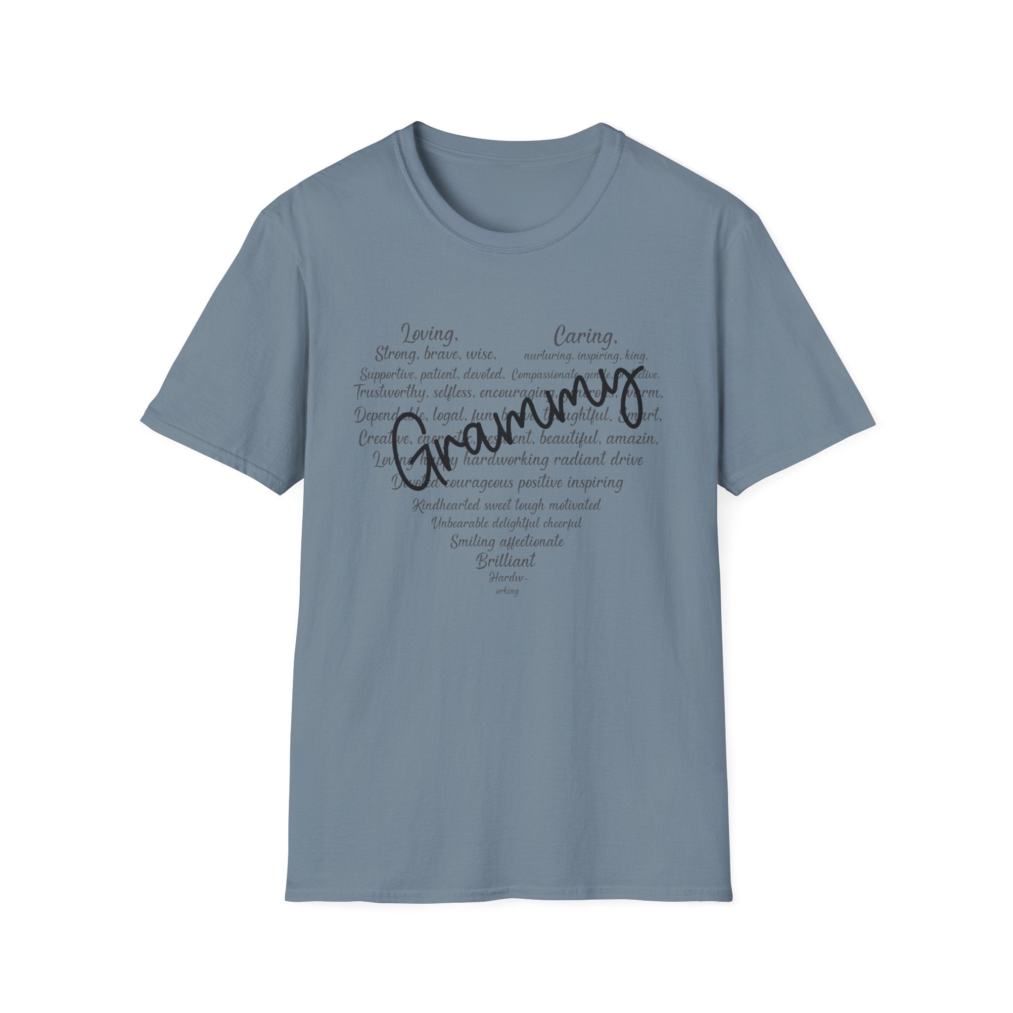 Grammys Heart Word Cloud T-Shirt — Music Awards Fan Tee