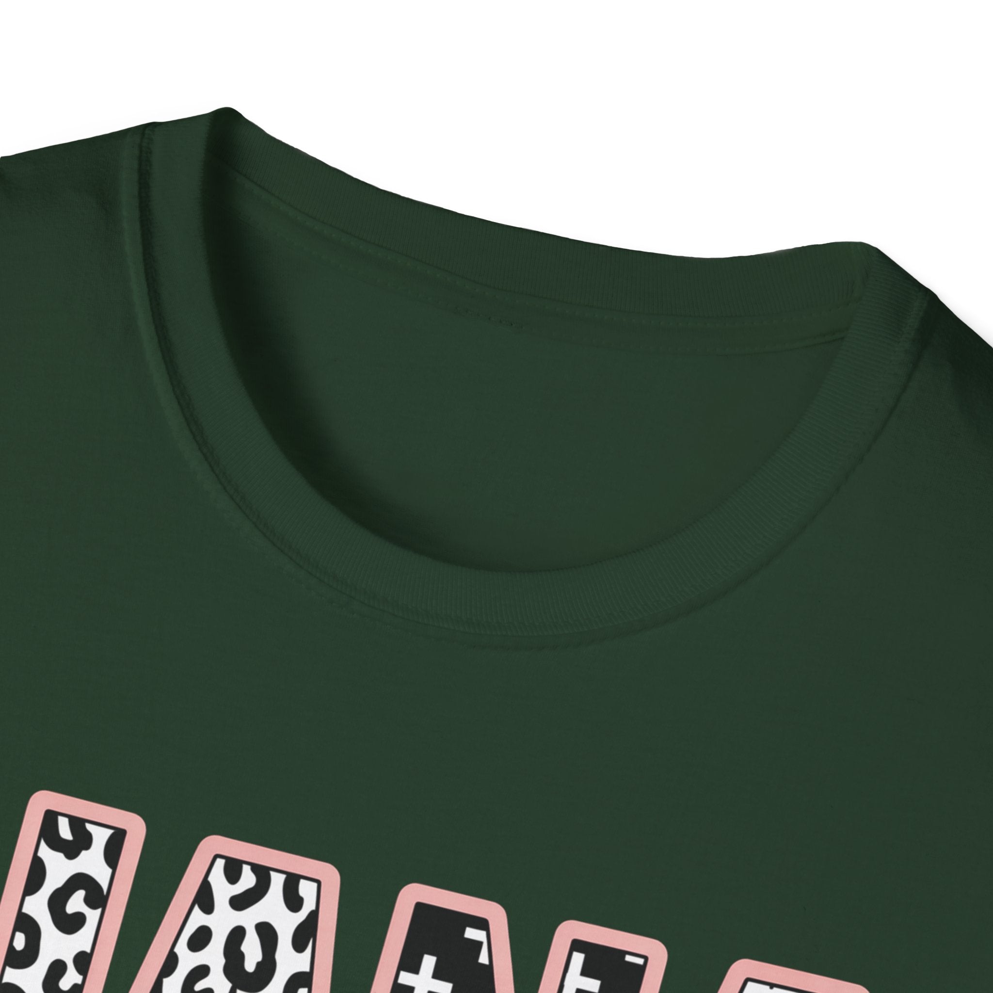 Nana Leopard & Stars T-Shirt — Personalized 'Nana' Graphic Tee for Grandmothers