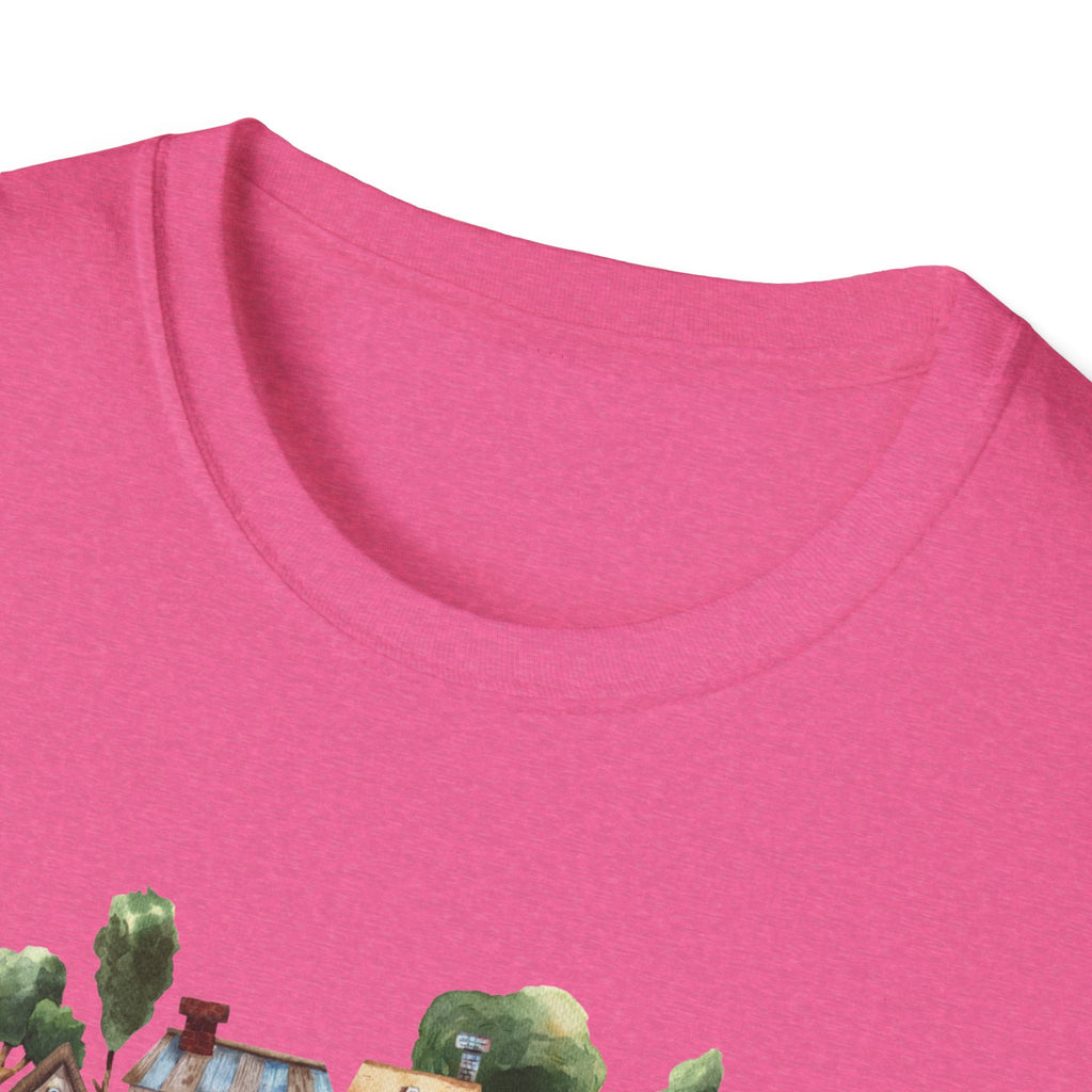 Neighborhood Houses T-Shirt — "Mr. Rogers did not adequately prepare me for the people in my neighborhood"