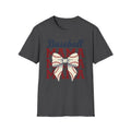 Baseball Mama T-Shirt — Retro Bow Baseball Mom Tee