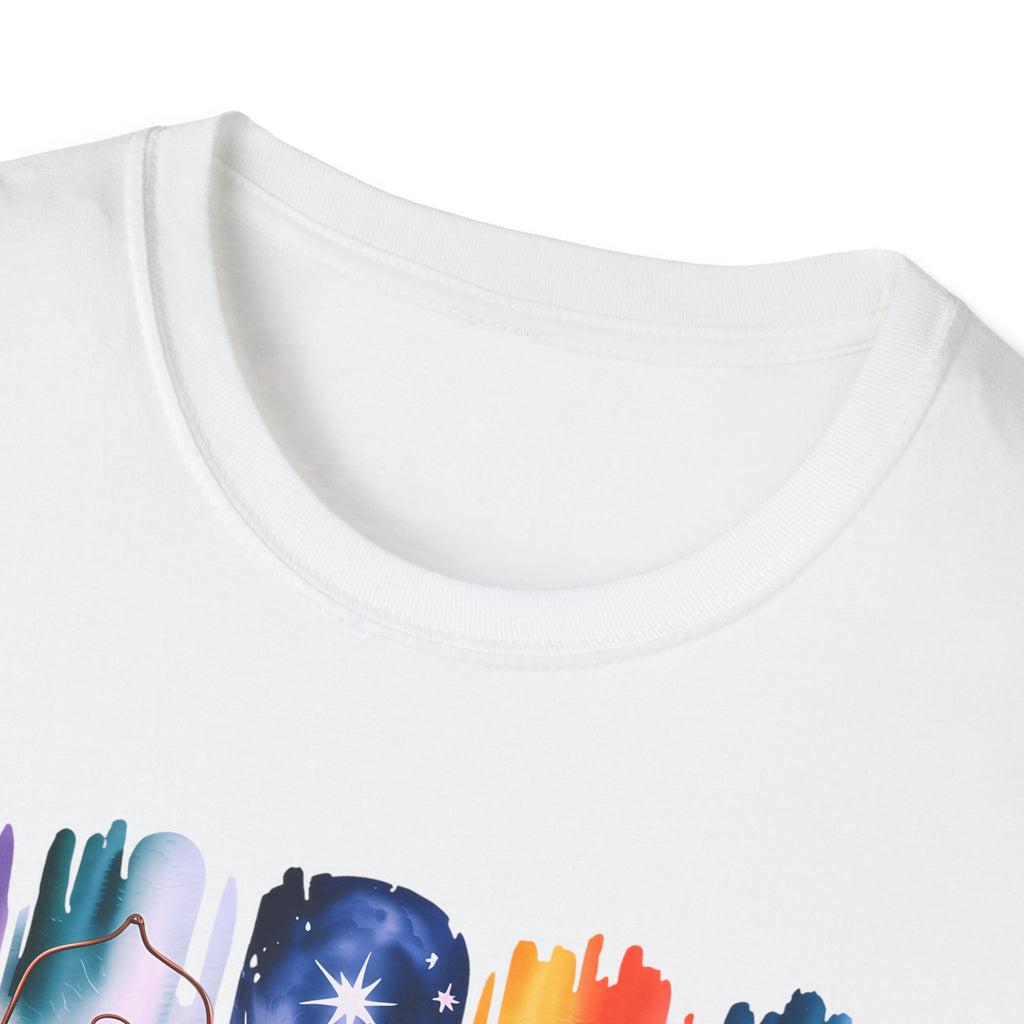 Camping Mode T-Shirt — Watercolor Campfire Lantern Tent Graphic Tee