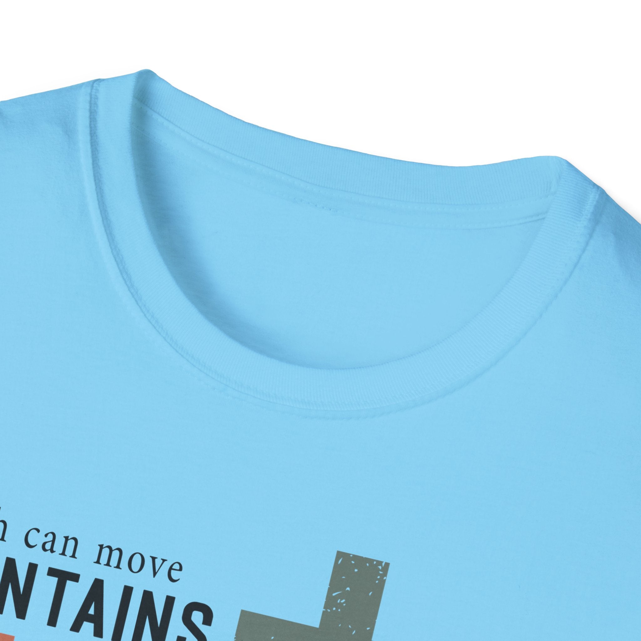 Faith Mountains T-Shirt — Matthew 17:20 Christian Inspirational Tee