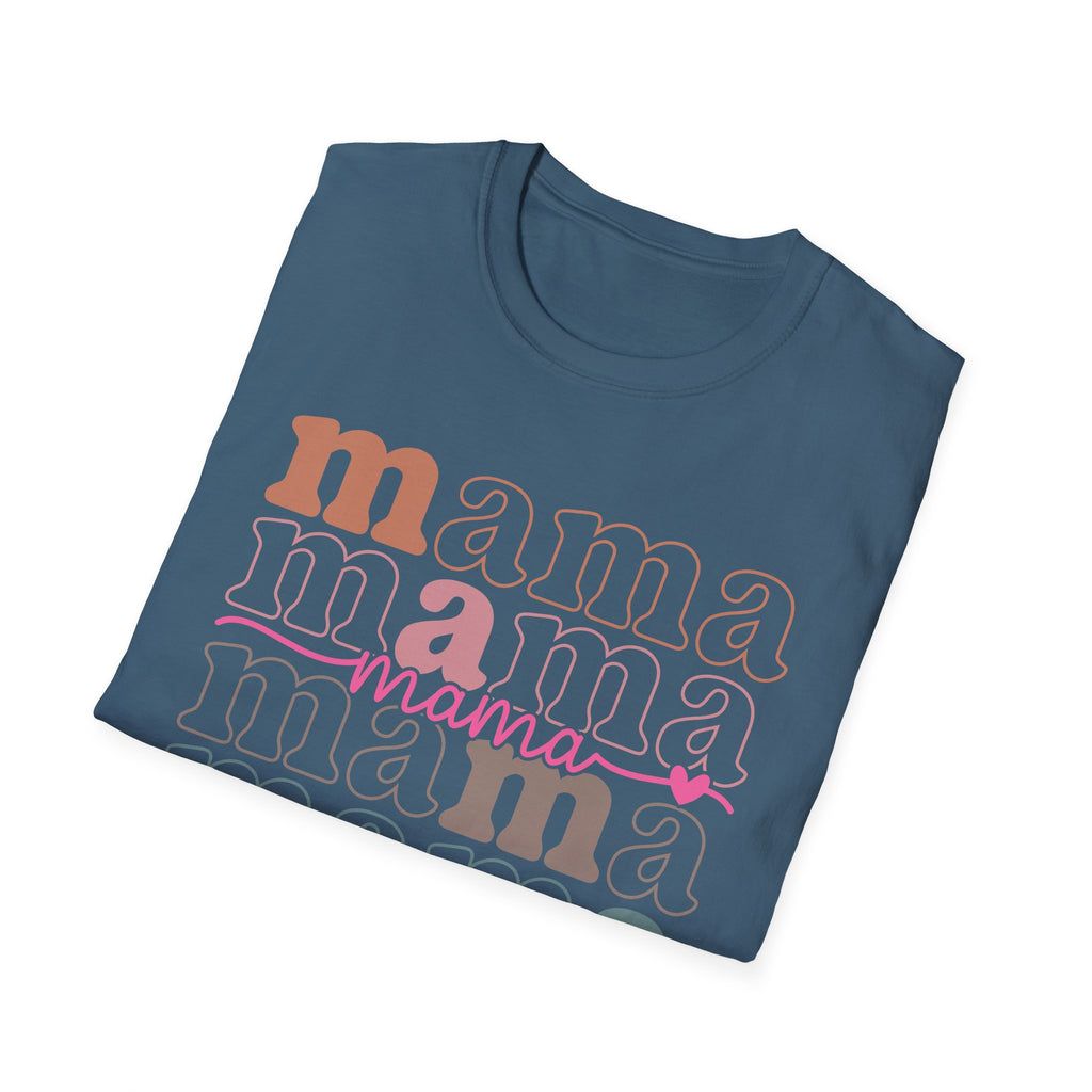 Mama Retro Stack T-Shirt — Feminine Mother’s Day Tee