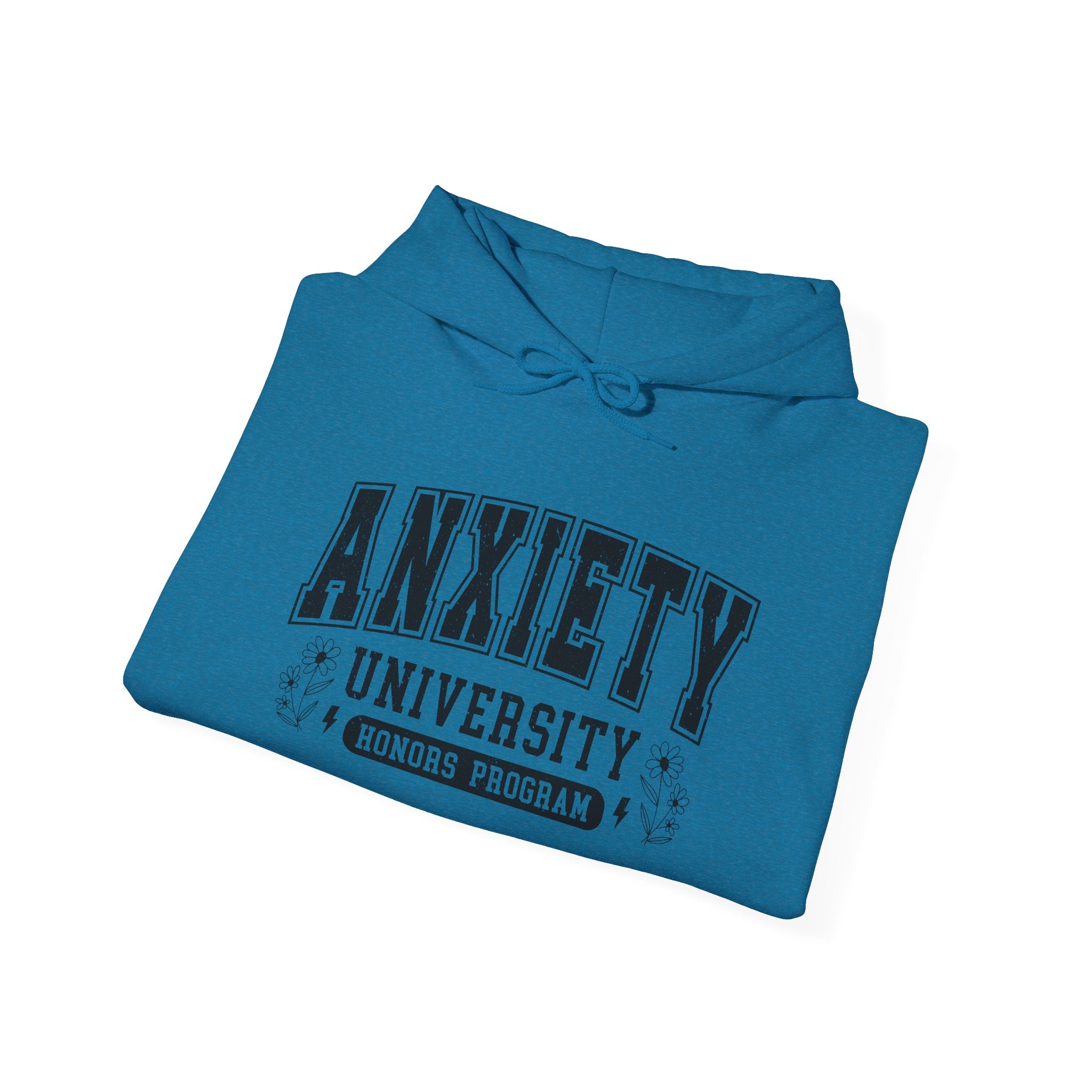 Anxiety University Hoodie — 'Anxiety University Honors Program' Graphic Sweatshirt