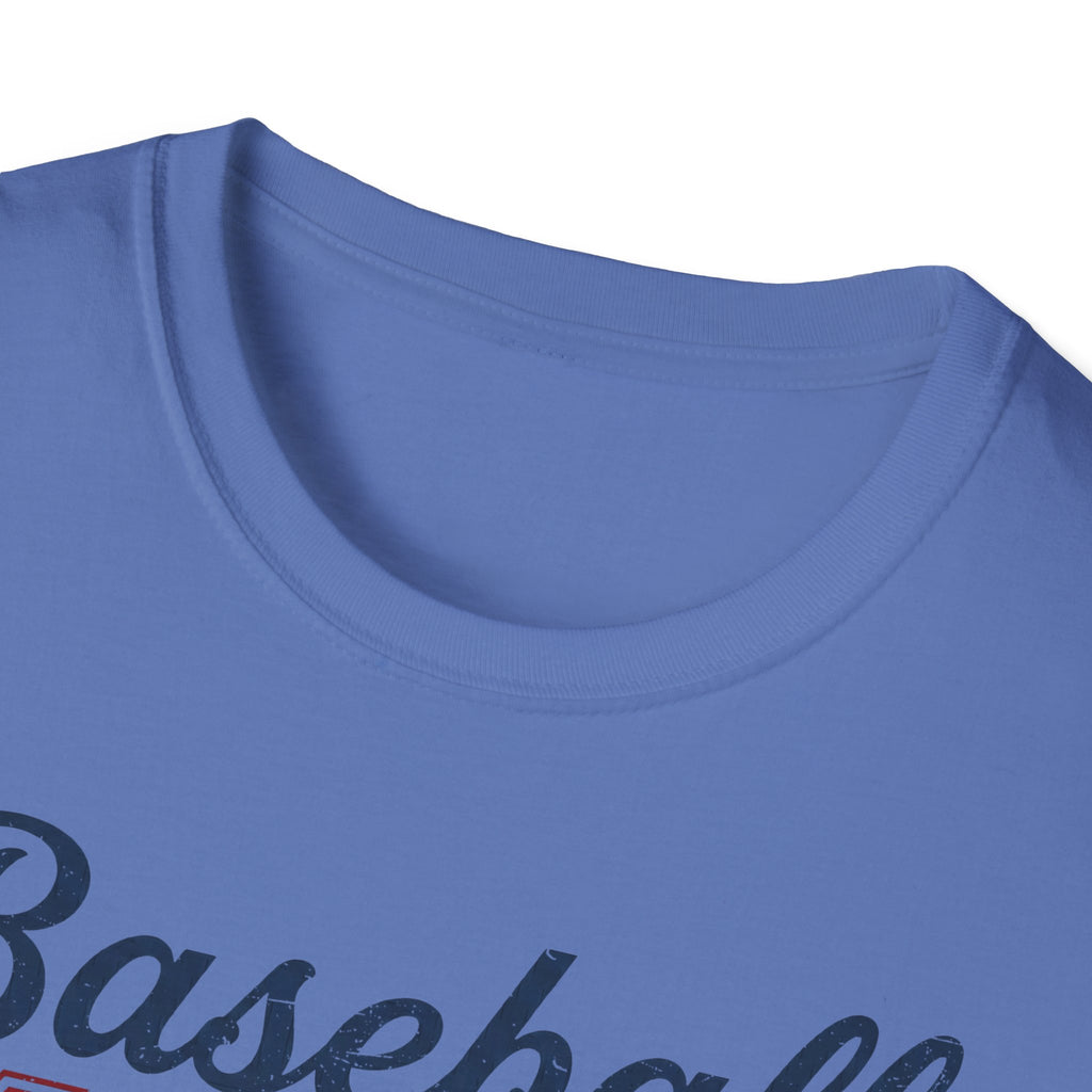 Baseball Mama T-Shirt — Retro Bow Baseball Mom Tee