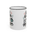 Coffee Mug - "Don’t Rush Me, I’m Recharging" Accent Rim & Handle Mug