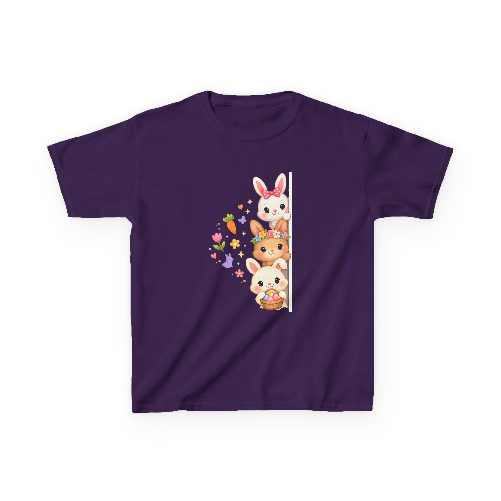 Kids Tee — Cute Stacked Woodland Animals with Bunnies & Squirrel Design