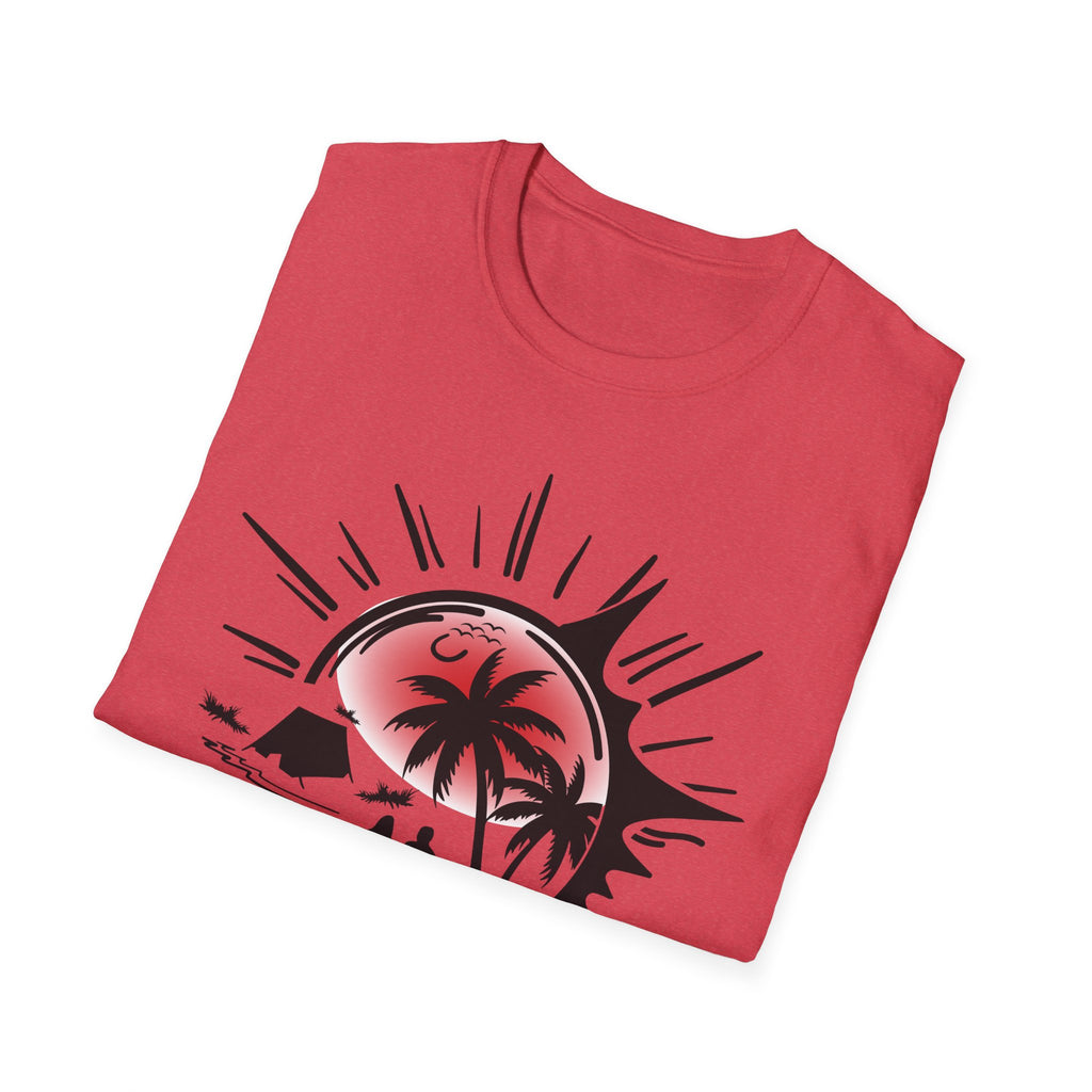 T-Shirt — Tropical Sunset Beach Graphic Tee