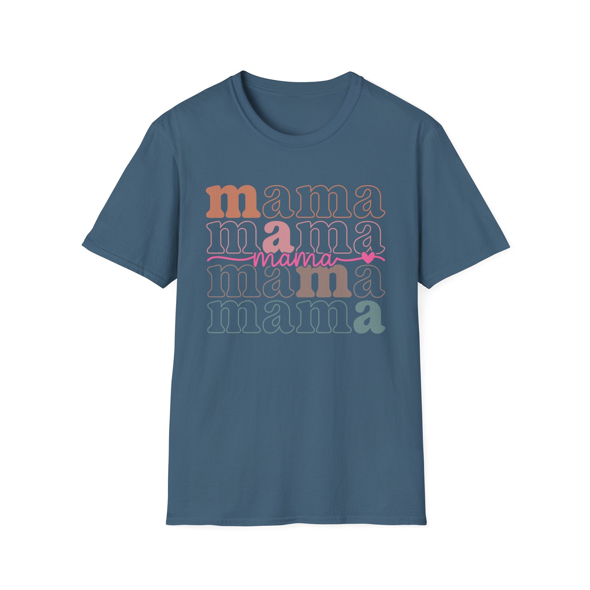 Mama Retro Stack T-Shirt — Feminine Mother’s Day Tee