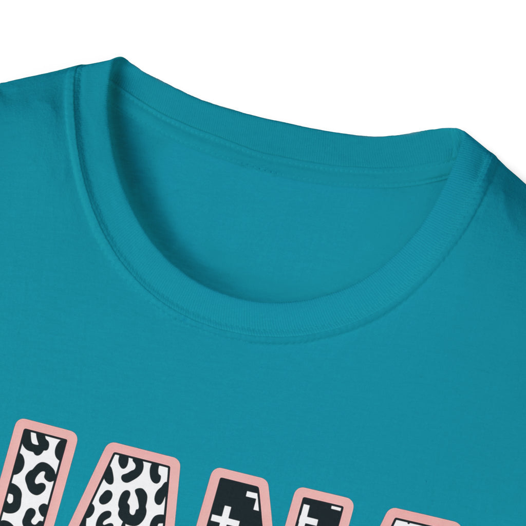 Nana Leopard & Stars T-Shirt — Personalized 'Nana' Graphic Tee for Grandmothers