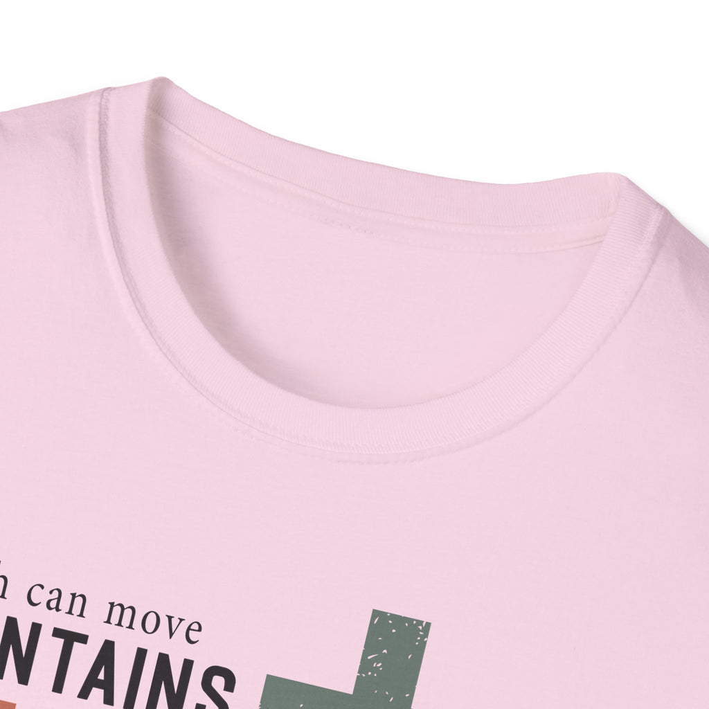 Faith Mountains T-Shirt — Matthew 17:20 Christian Inspirational Tee