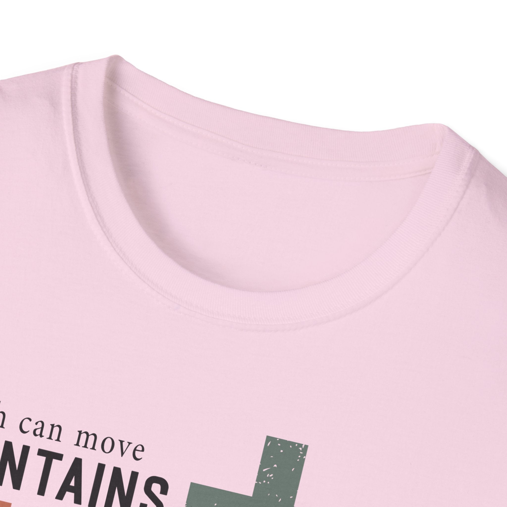 Faith Mountains T-Shirt — Matthew 17:20 Christian Inspirational Tee