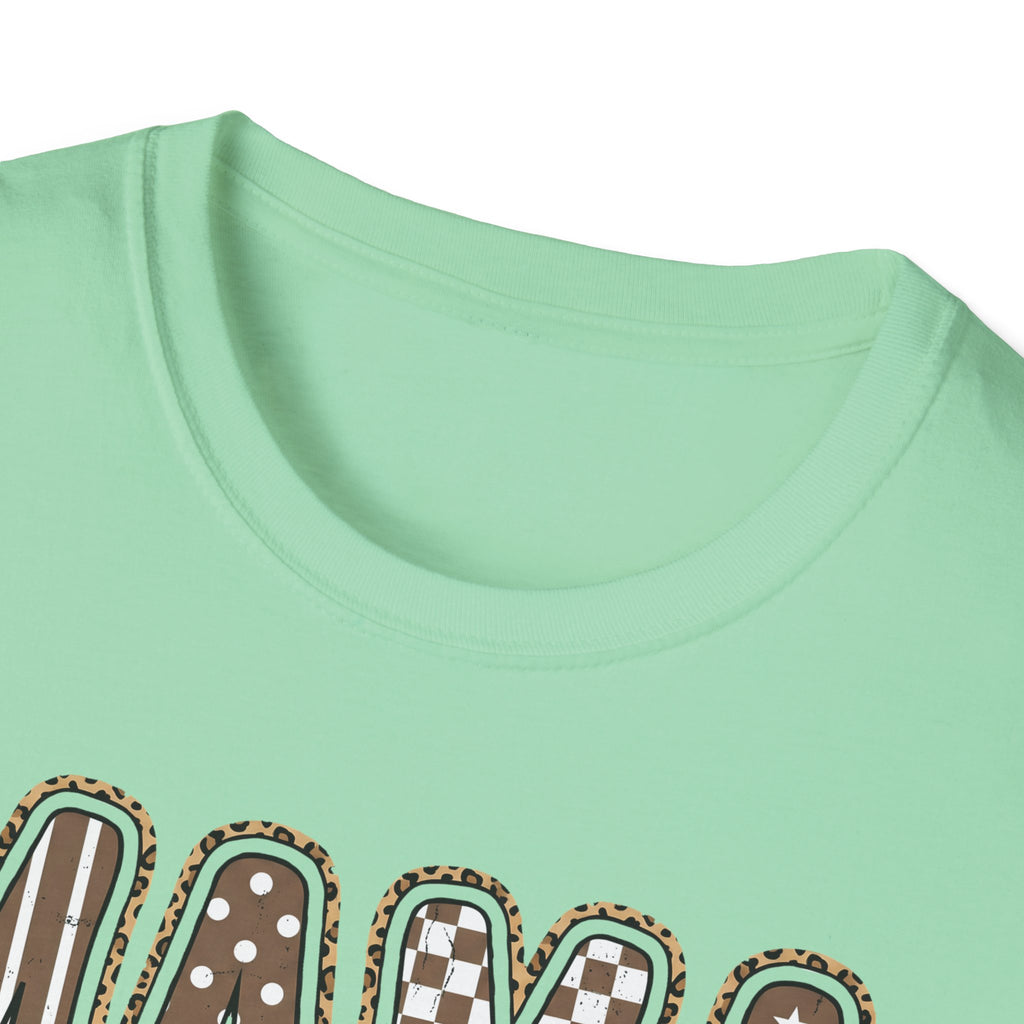 Mama Graphic T-Shirt — Polka Dot Lettering with Bow | Mother’s Day Gift