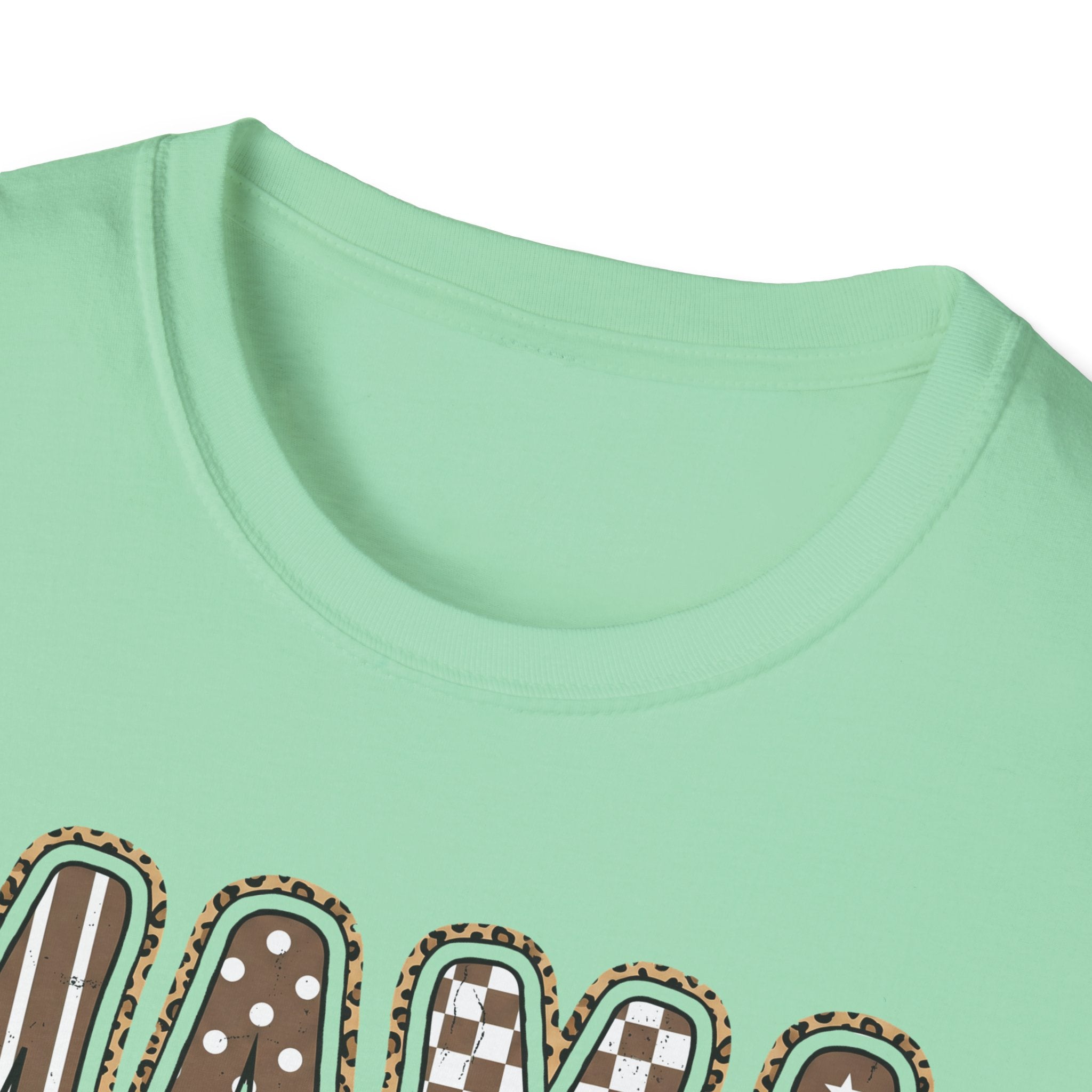 Mama Graphic T-Shirt — Polka Dot Lettering with Bow | Mother’s Day Gift