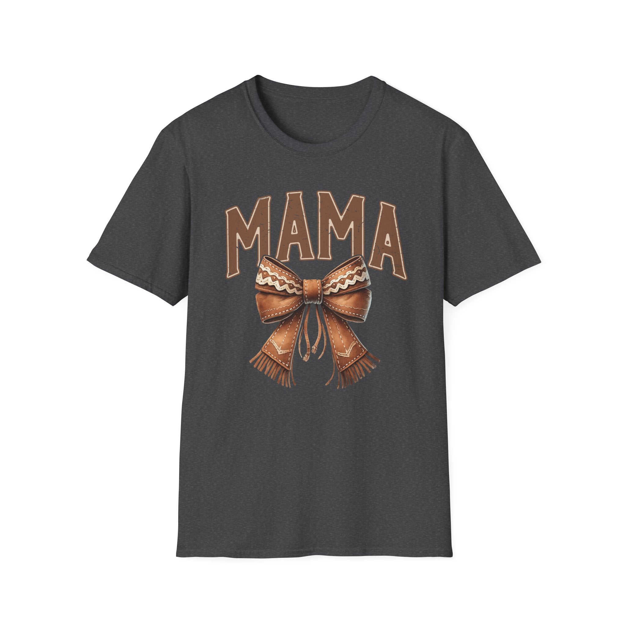 Mama Bow T-Shirt — Vintage Rustic Mom Graphic Tee for Mother's Day