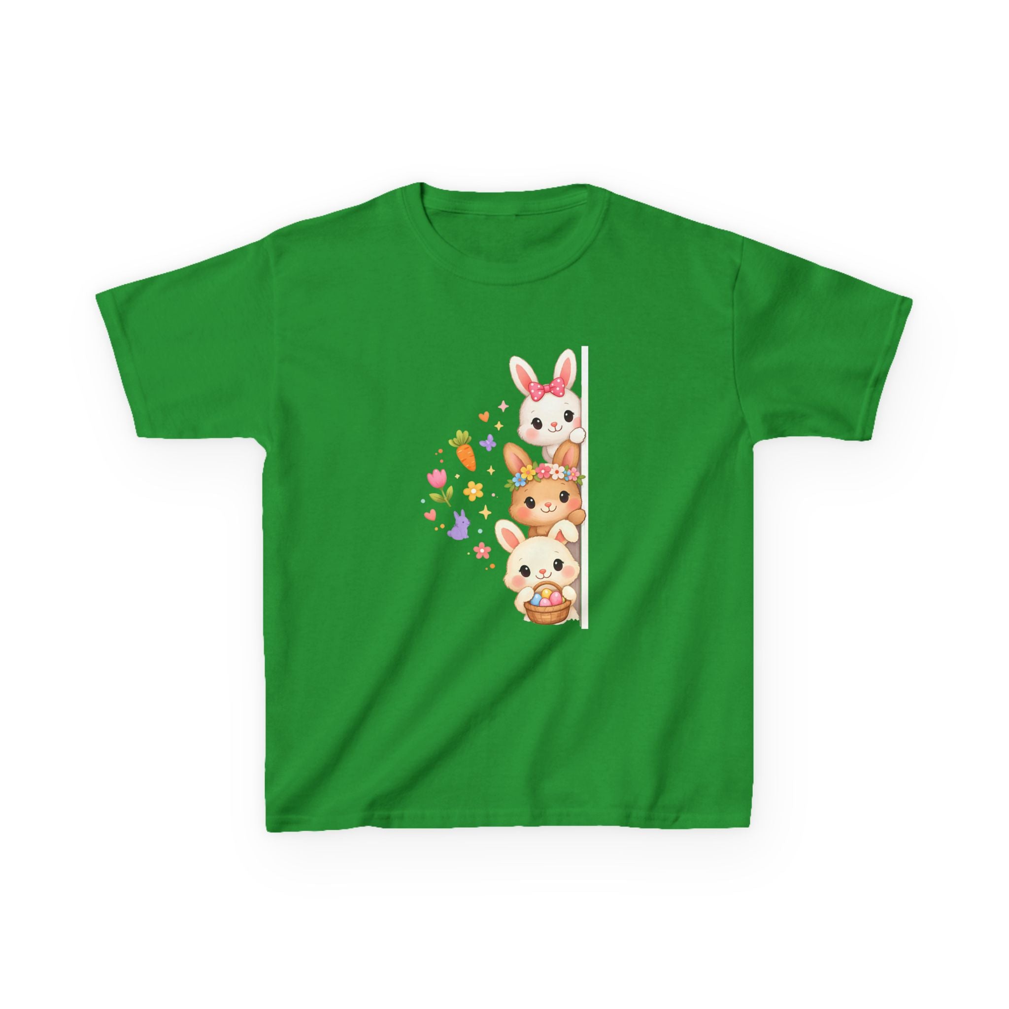 Kids Tee — Cute Stacked Woodland Animals with Bunnies & Squirrel Design
