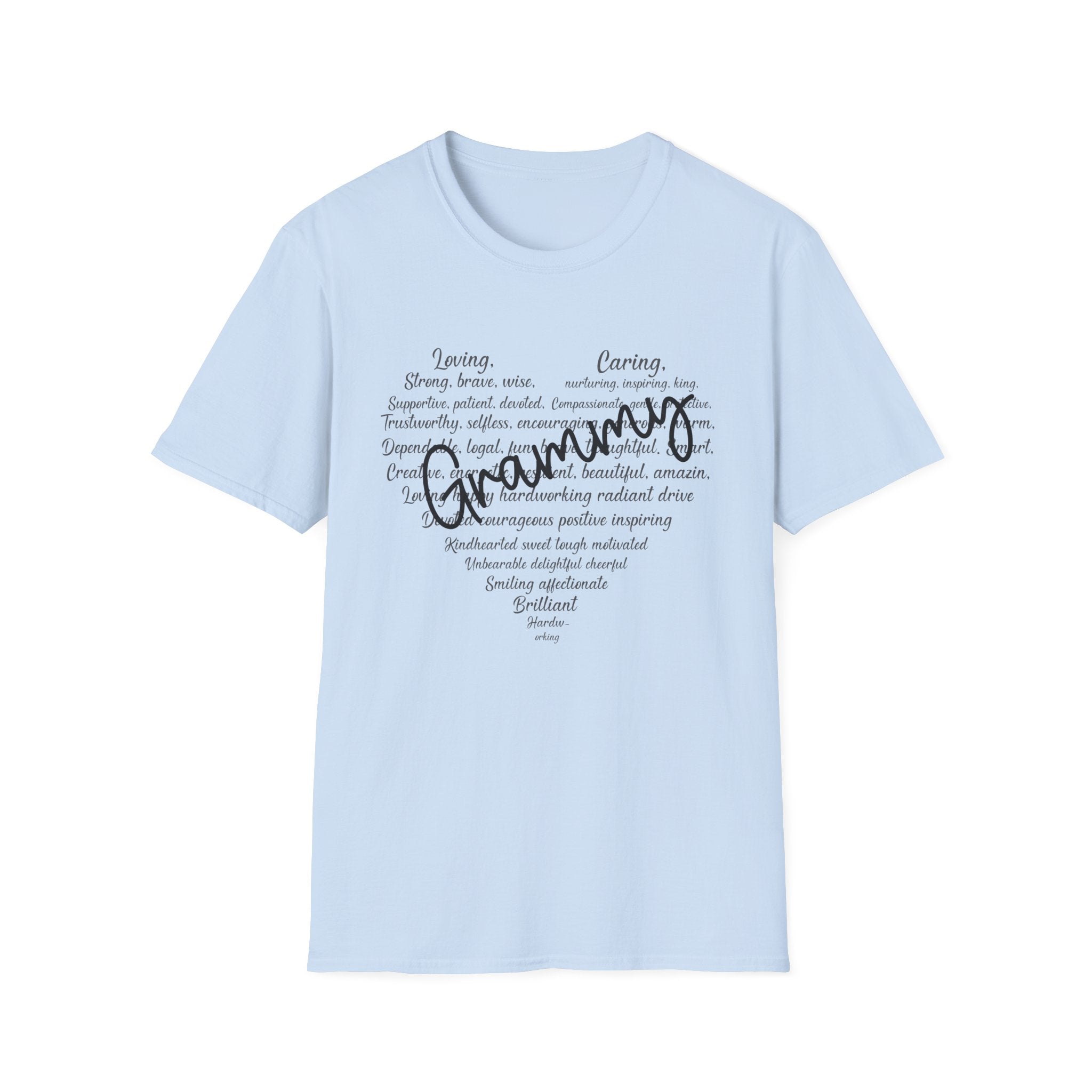 Grammys Heart Word Cloud T-Shirt — Music Awards Fan Tee