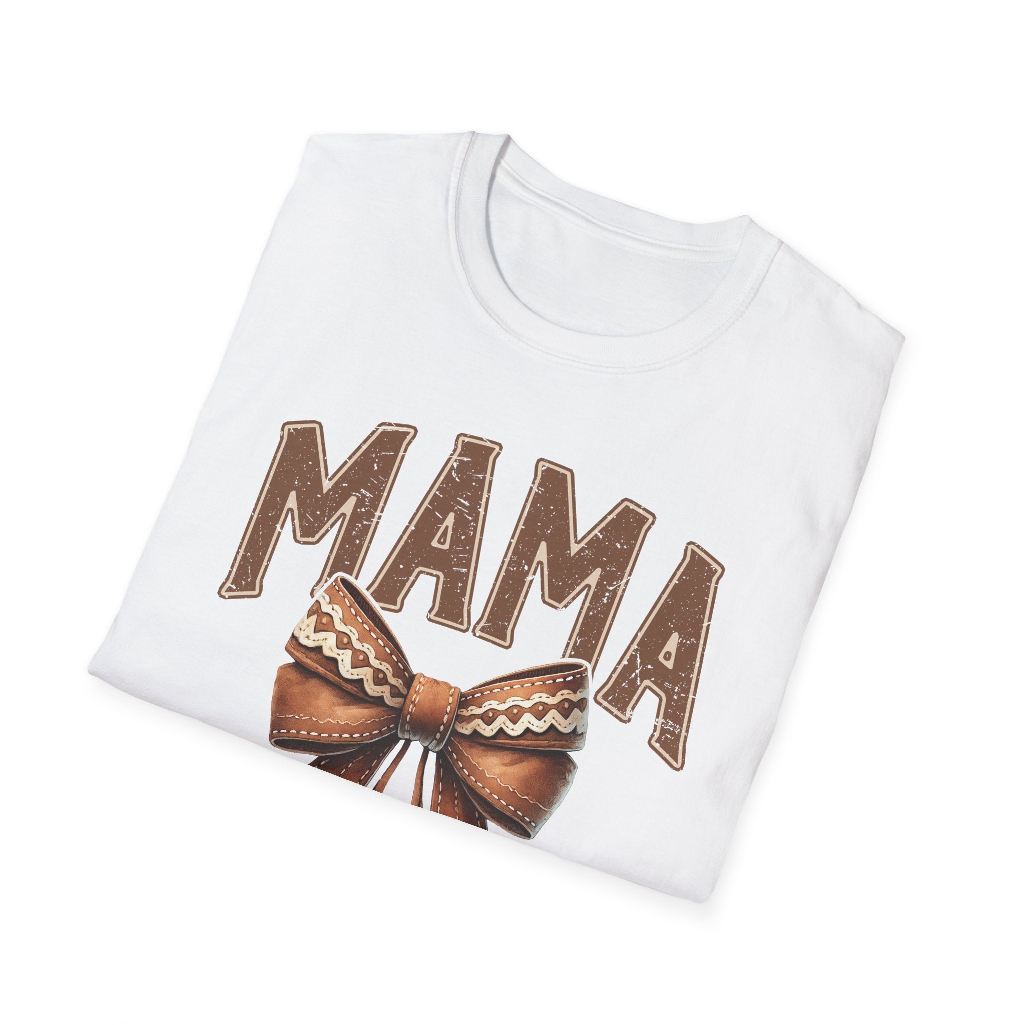 Mama Bow T-Shirt — Vintage Rustic Mom Graphic Tee for Mother's Day
