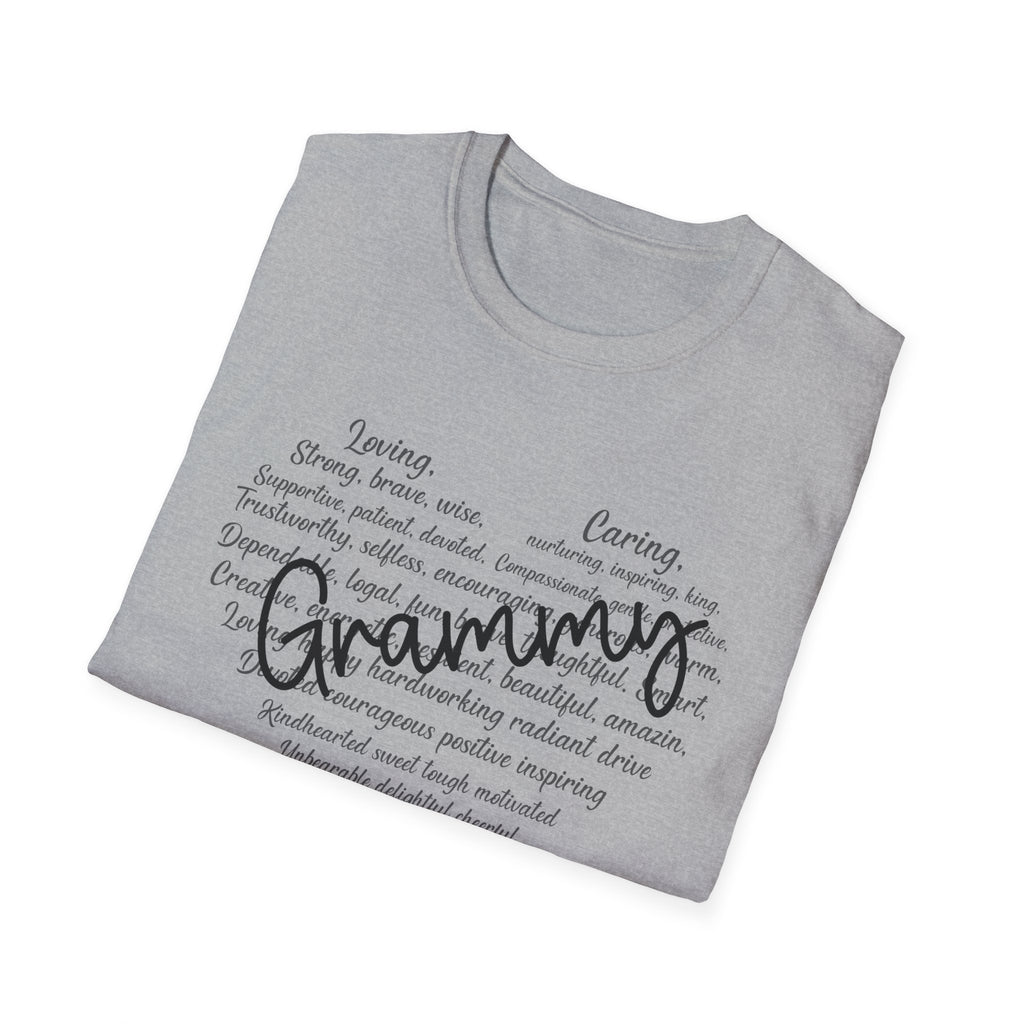 Grammys Heart Word Cloud T-Shirt — Music Awards Fan Tee