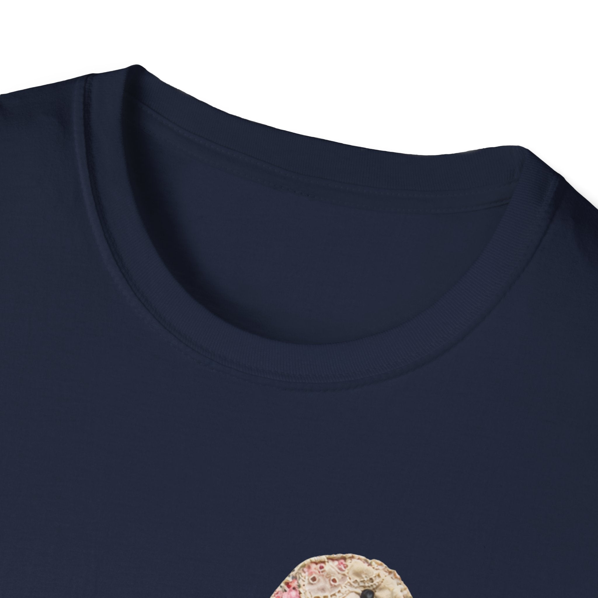 Vintage Patchwork Duck T-Shirt — Cute Floral Goose with Bow Tee