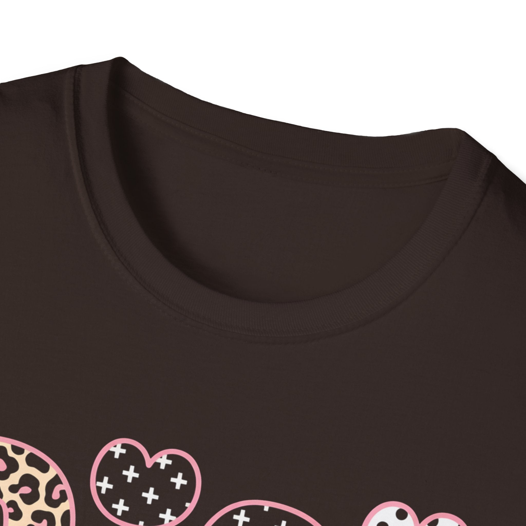 Gigi Floral Heart Tee — Pink 'Gigi' Script Grandmother T-Shirt
