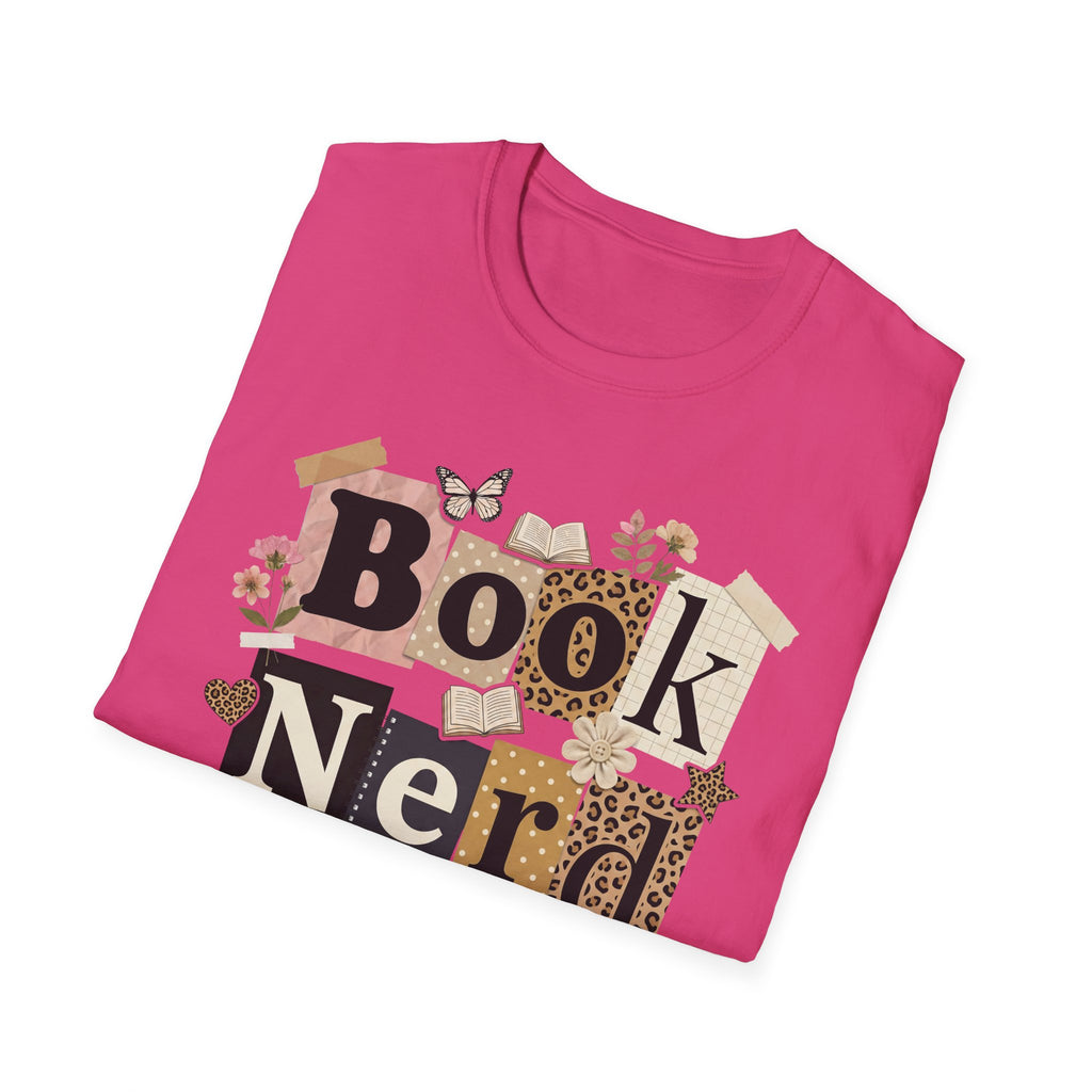 Book Nerd T-Shirt — Vintage Collage Reading Lover Tee