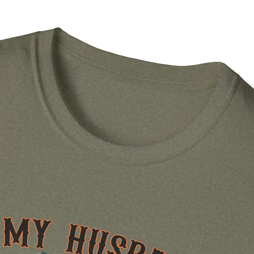 On My Husband's Last Nerve Skull & Roses T‑Shirt