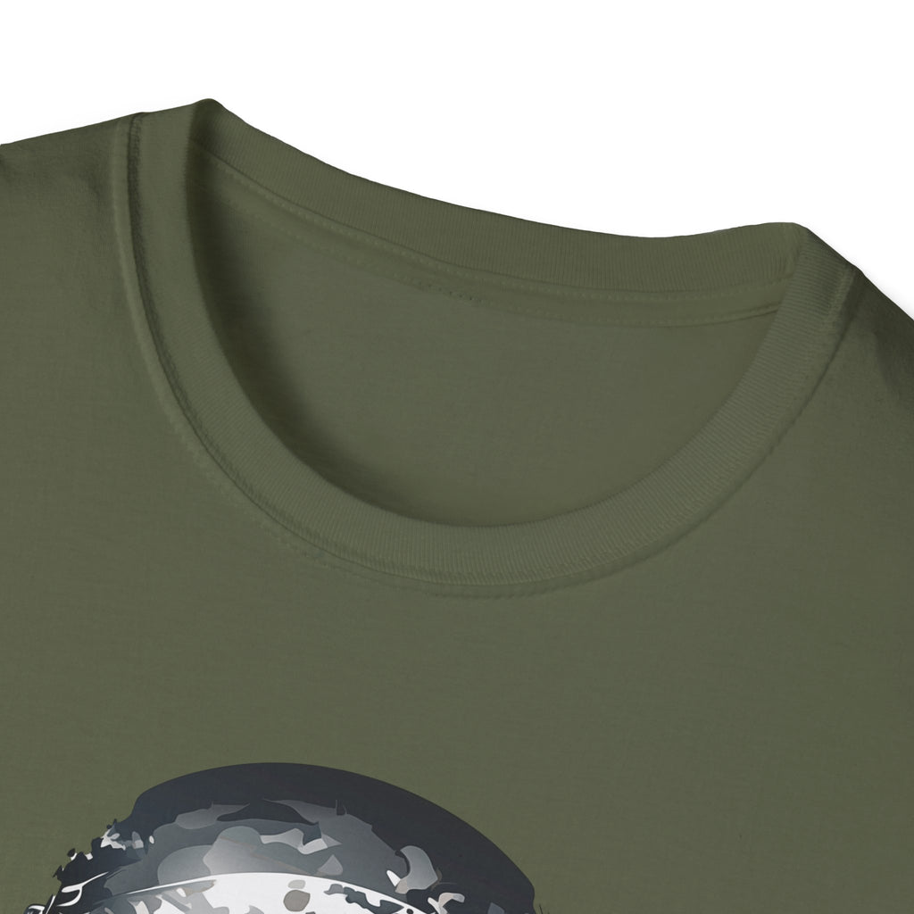Skull Soldier Graphic T-Shirt — Tactical Skull Helmet Design