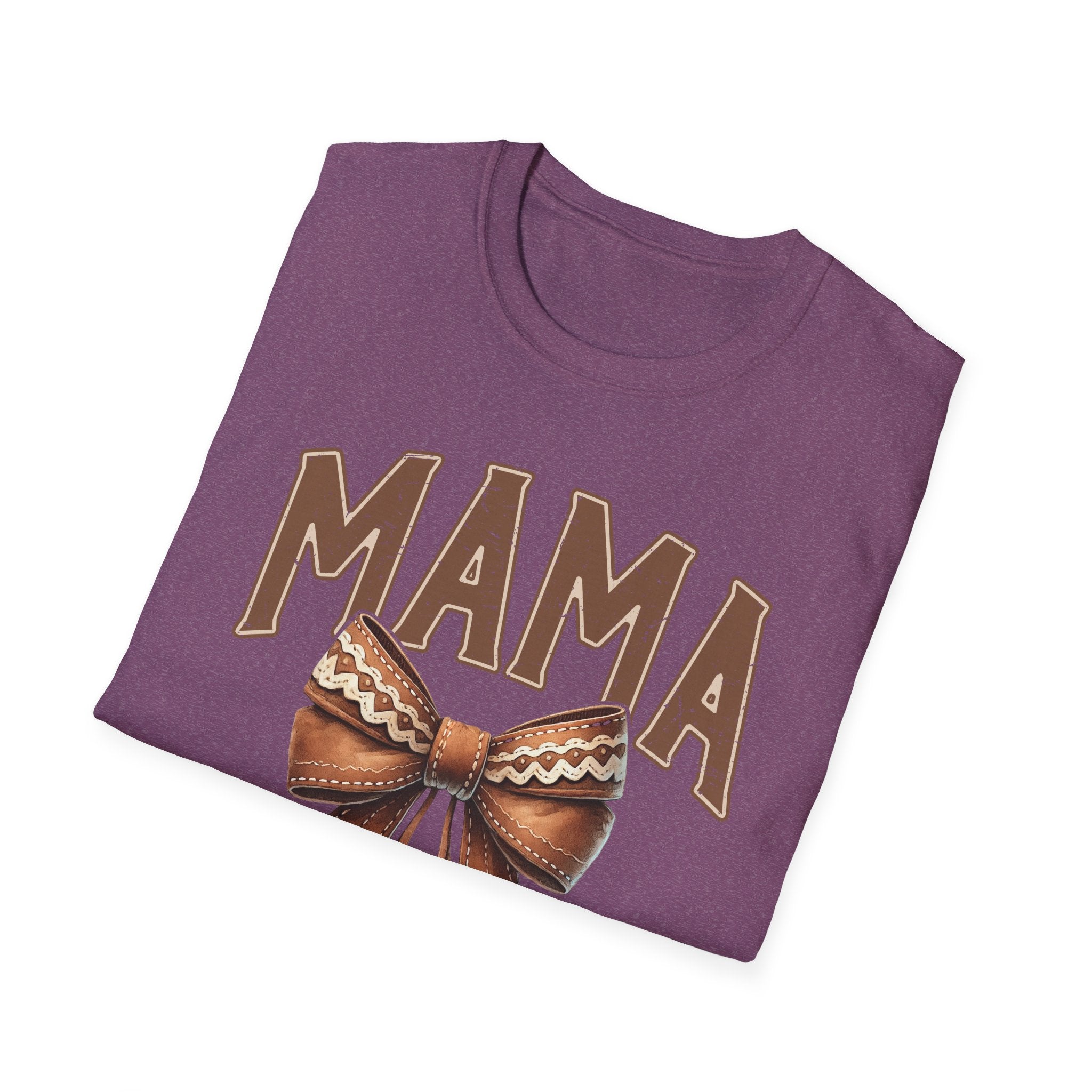 Mama Bow T-Shirt — Vintage Rustic Mom Graphic Tee for Mother's Day