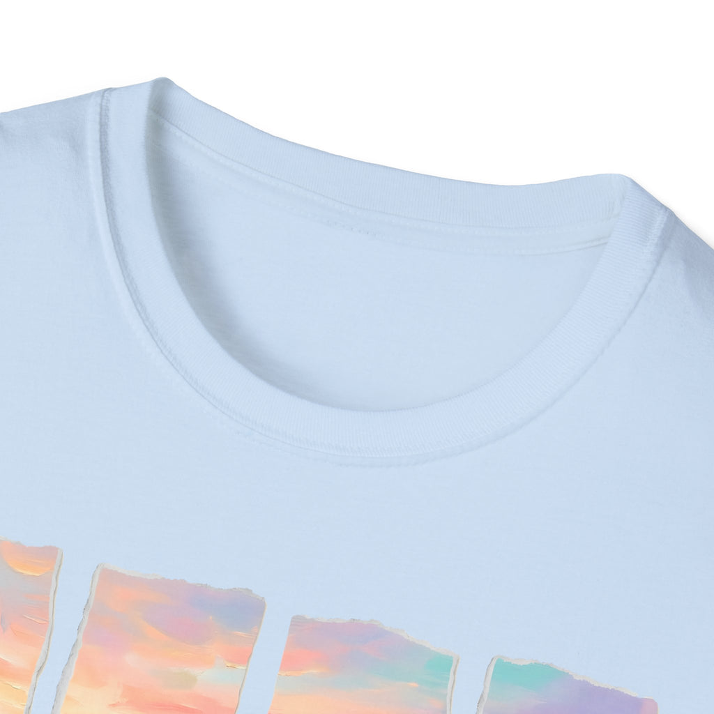Mountain Sunrise Scenic T-Shirt – "The World Is A Wonderful Place" Nature Tee