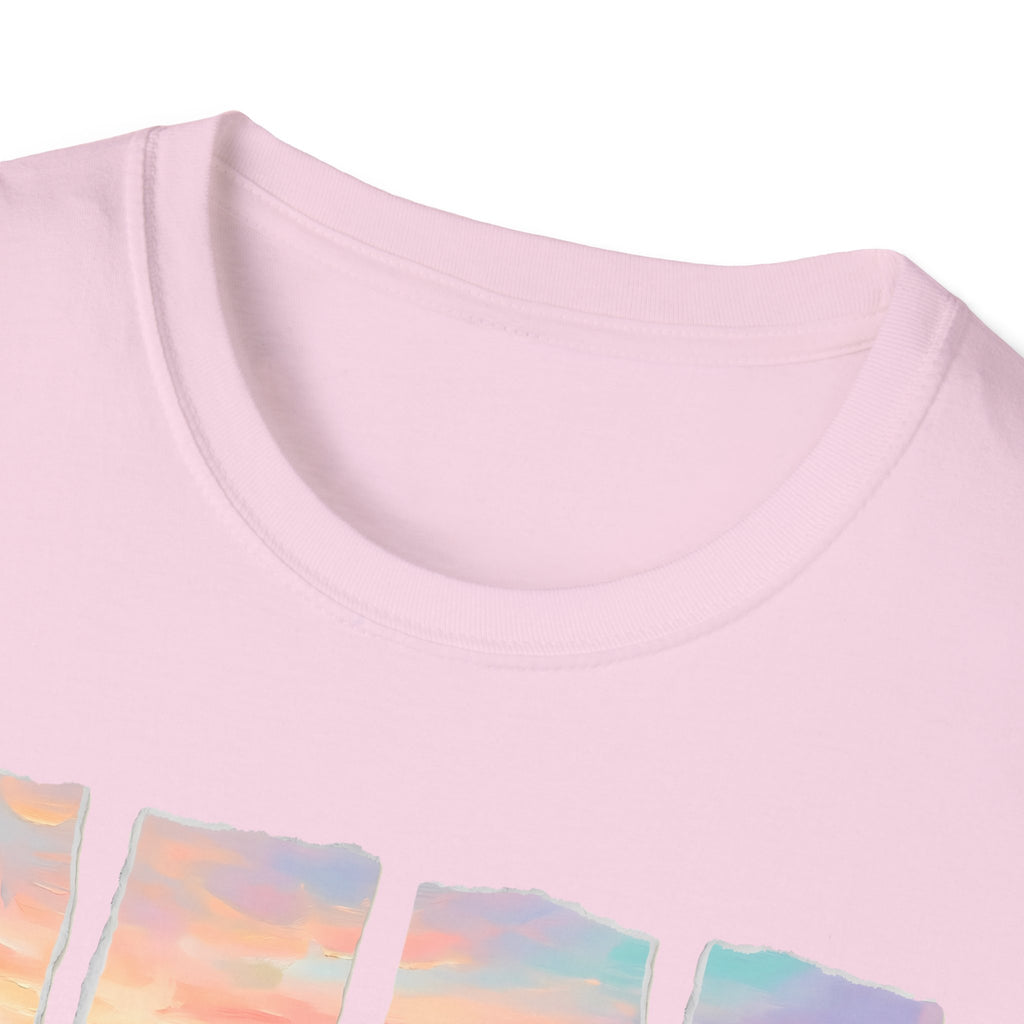 Mountain Sunrise Scenic T-Shirt – "The World Is A Wonderful Place" Nature Tee