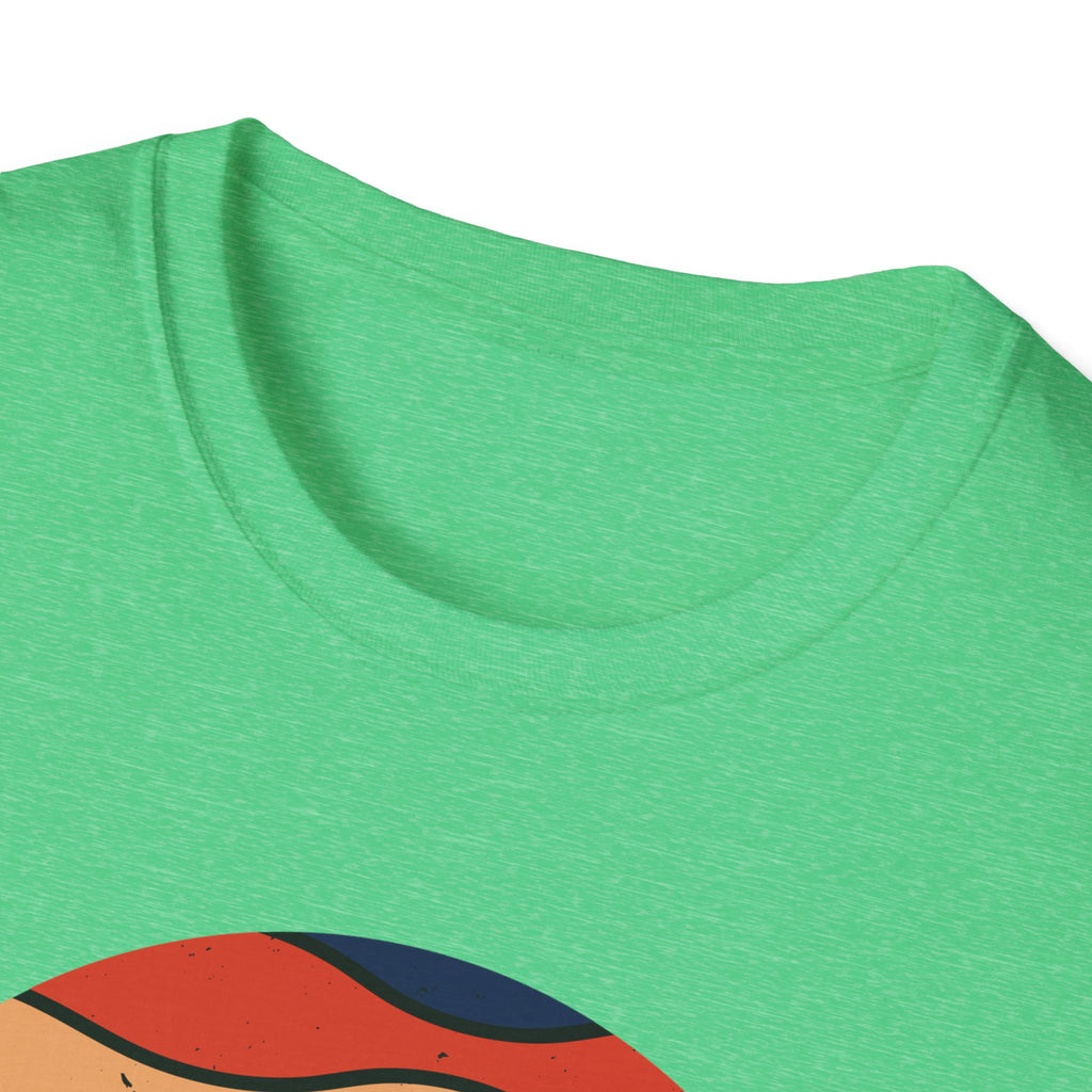 Retro Mountain Graphic T-Shirt — Sunset Camping Wilderness Tee