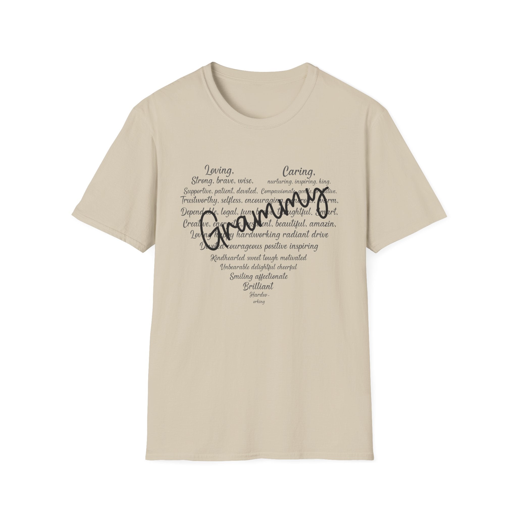 Grammys Heart Word Cloud T-Shirt — Music Awards Fan Tee