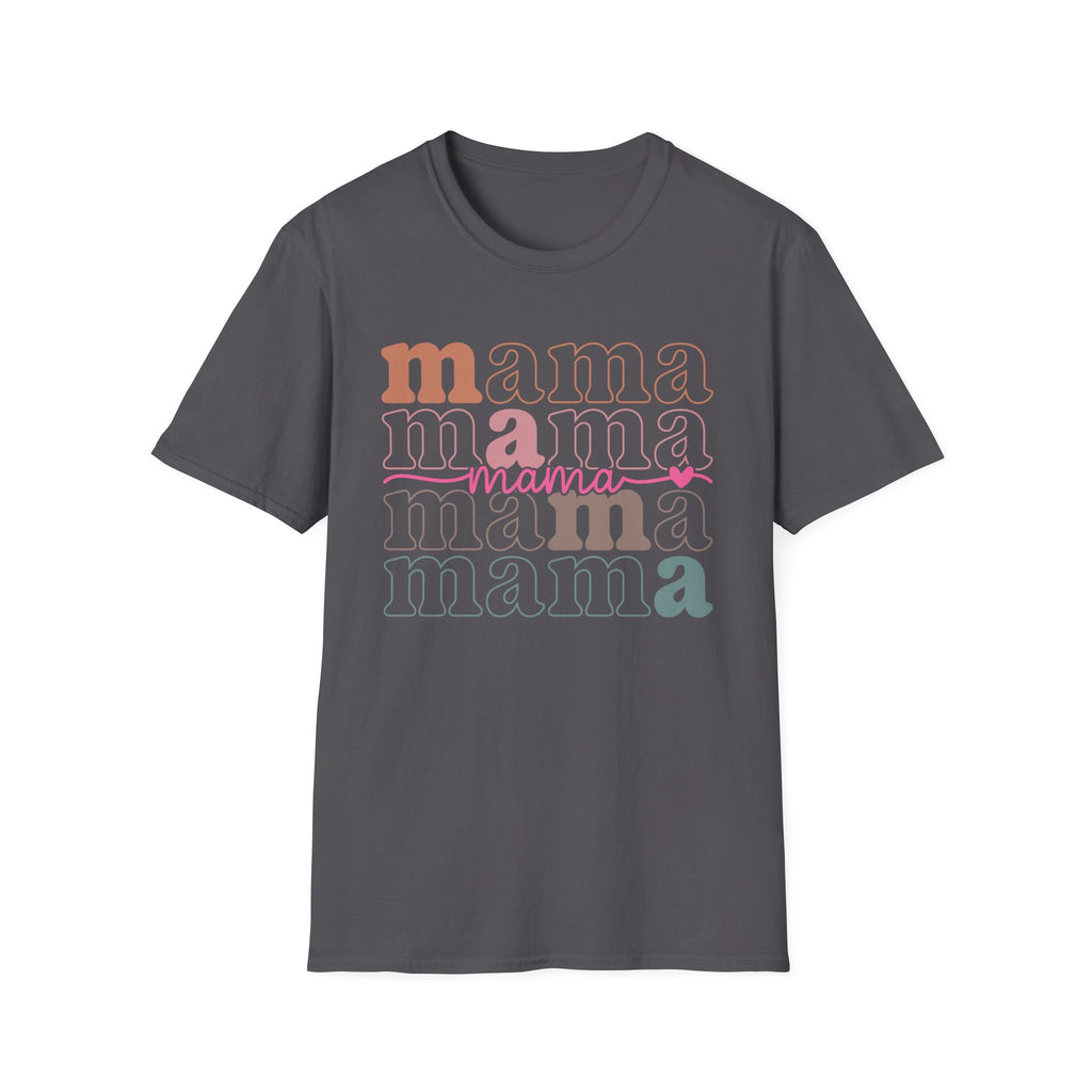 Mama Retro Stack T-Shirt — Feminine Mother’s Day Tee
