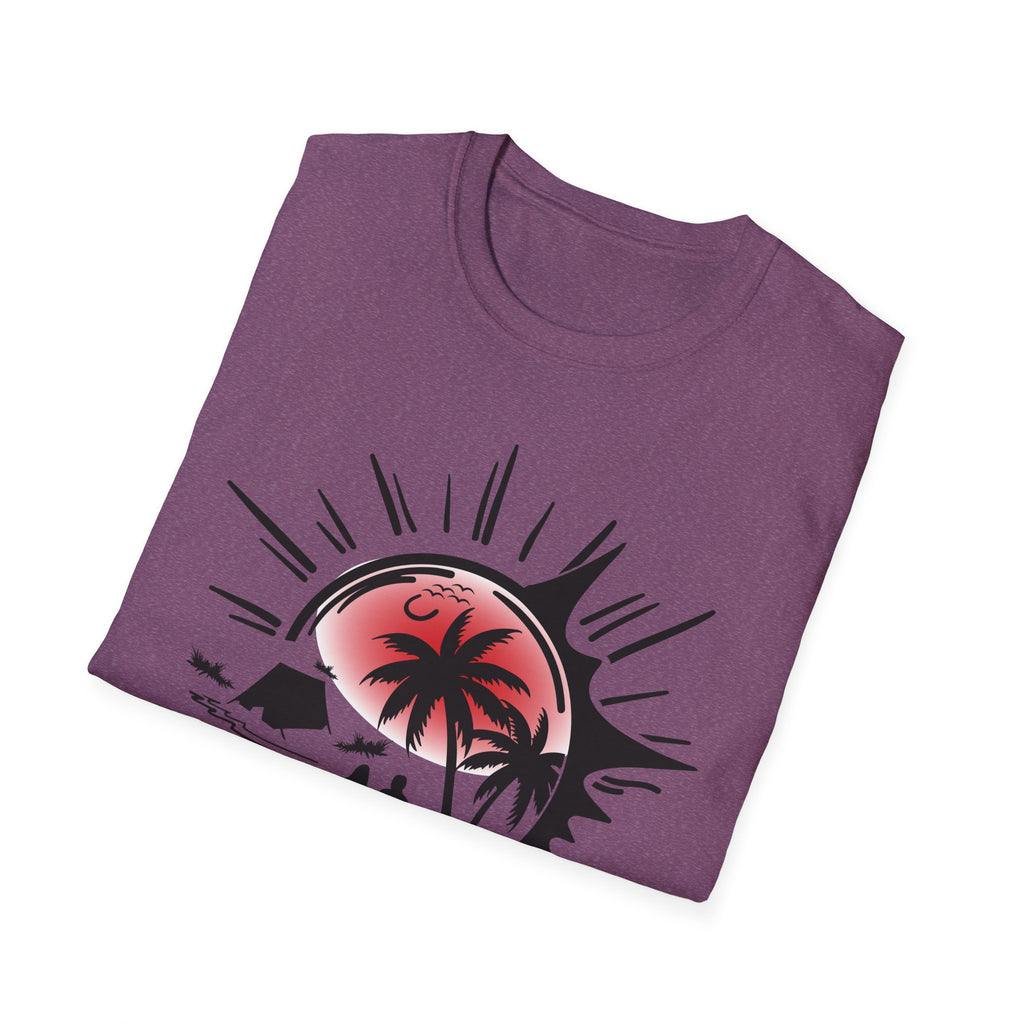 T-Shirt — Tropical Sunset Beach Graphic Tee