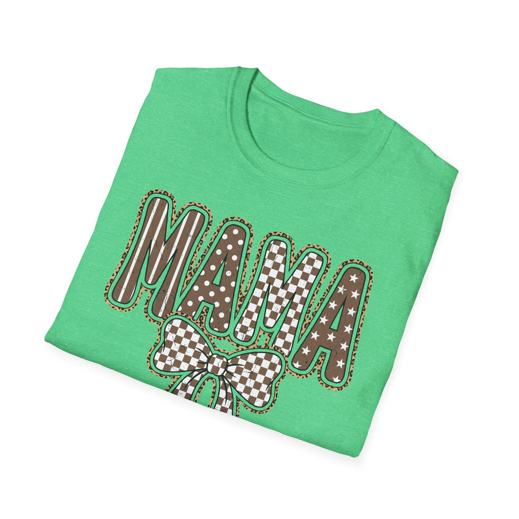 Mama Graphic T-Shirt — Polka Dot Lettering with Bow | Mother’s Day Gift