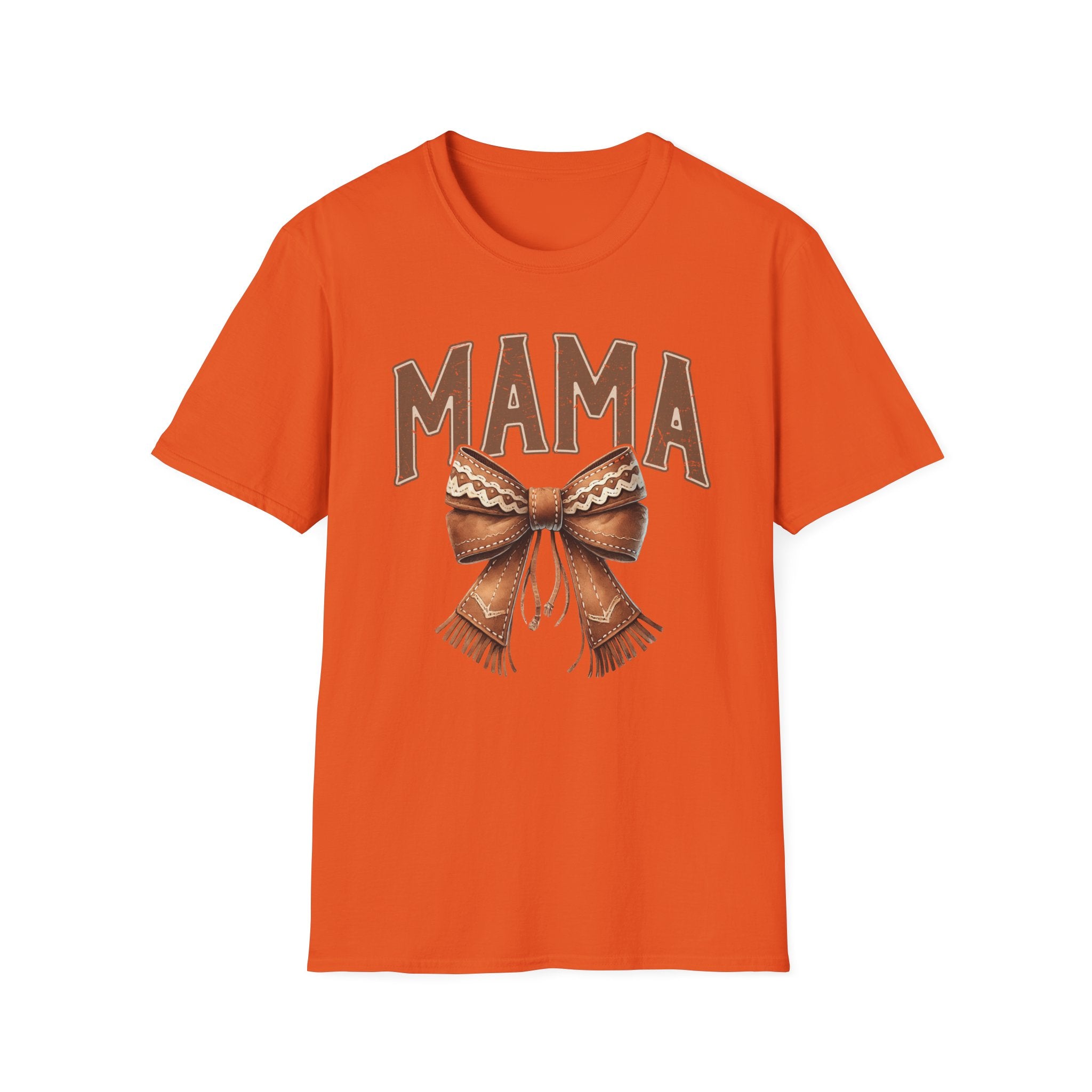 Mama Bow T-Shirt — Vintage Rustic Mom Graphic Tee for Mother's Day